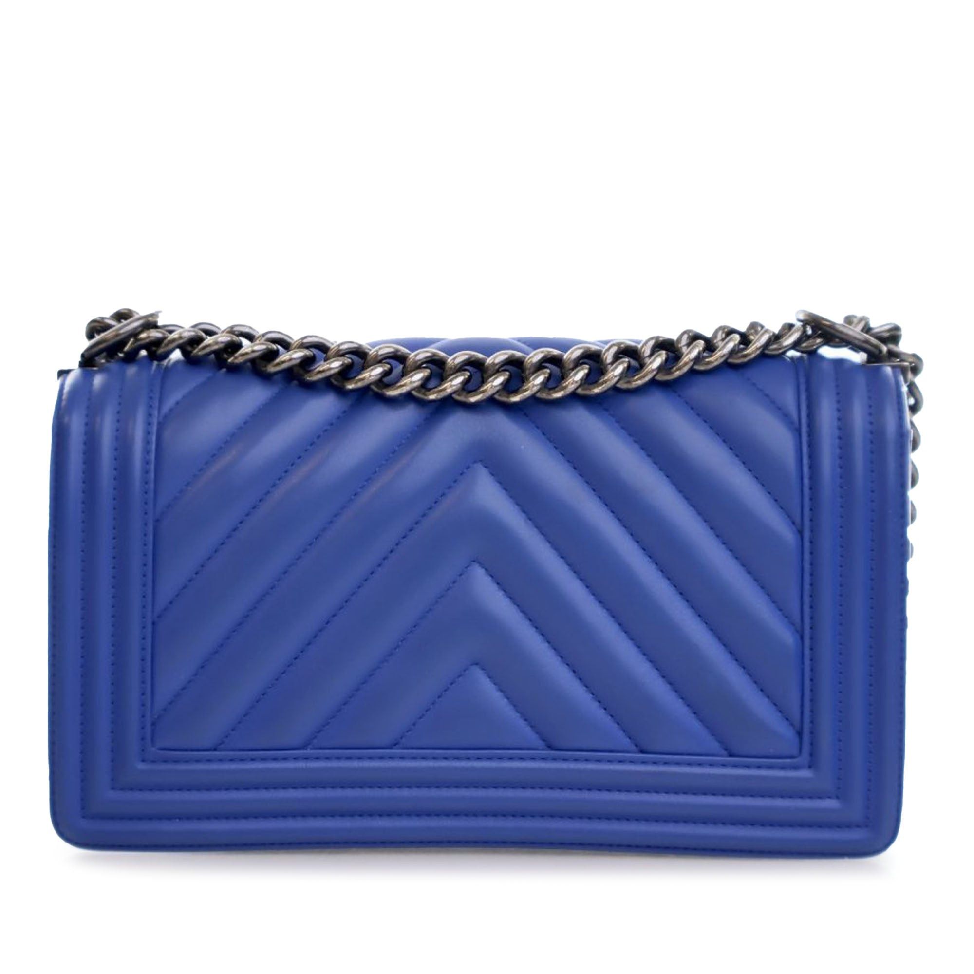 Chanel Old Medium Chevron Calfskin Boy Flap Size ONE SIZE - 2 Thumbnail