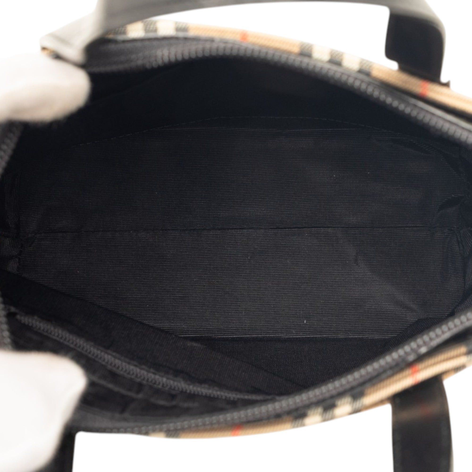 Burberry Haymarket Check Canvas Handbag Size ONE SIZE - 4 Thumbnail