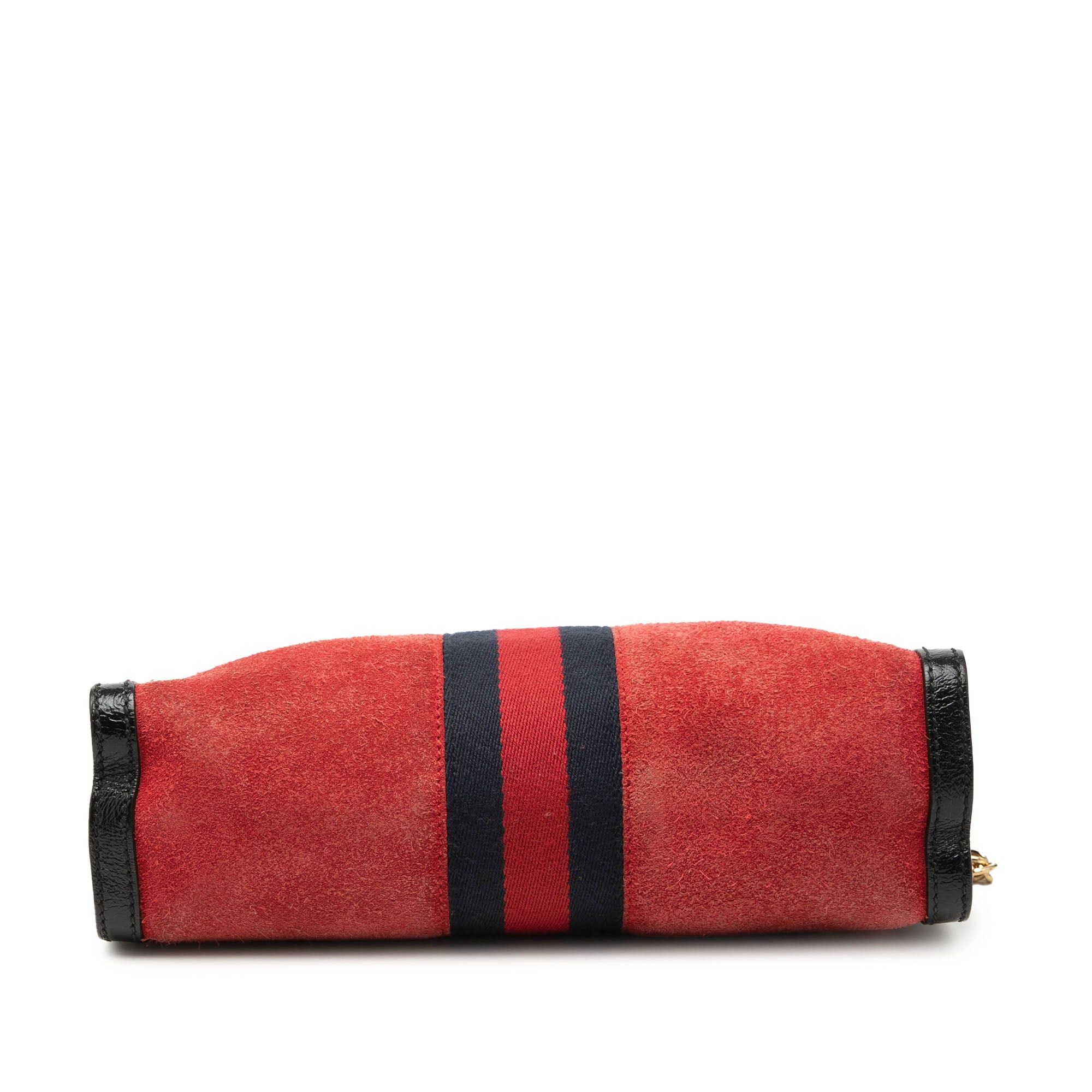 Gucci Small Suede Web Ophidia Chain Crossbody Size ONE SIZE - 3 Thumbnail