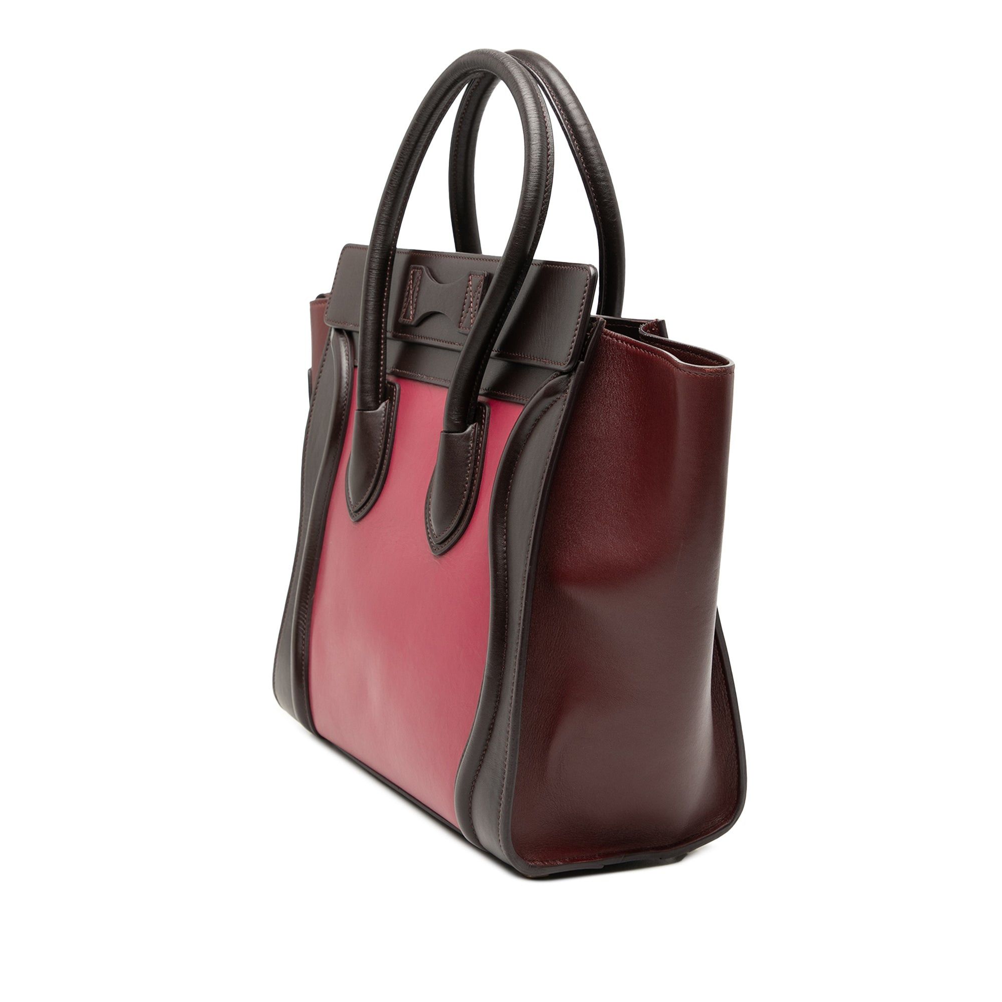 Celine Micro Tricolor Leather Luggage Tote Size ONE SIZE - 2 Thumbnail