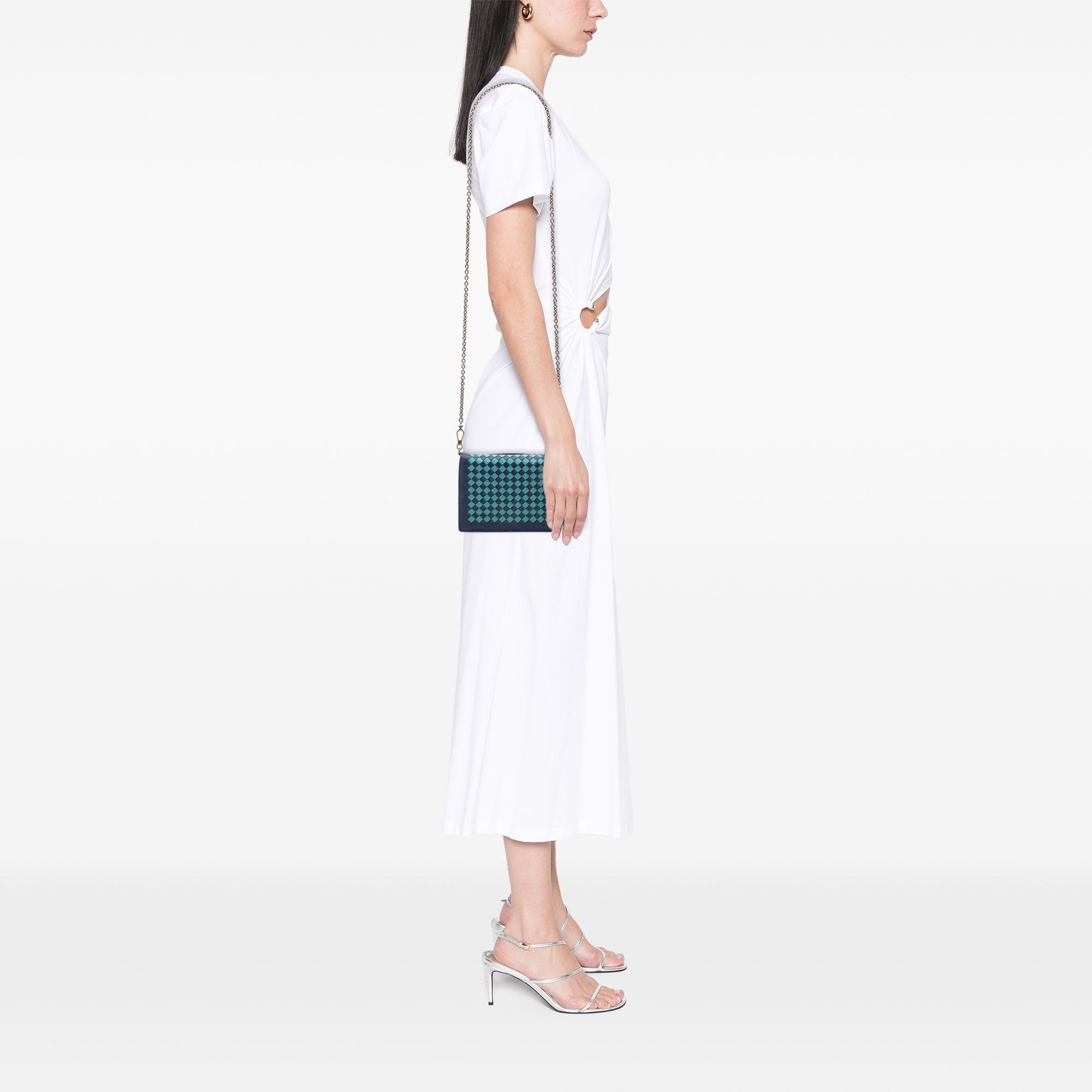 Bottega Veneta Nappa Intrecciato Wallet on Chain Size ONE SIZE - 7 Thumbnail
