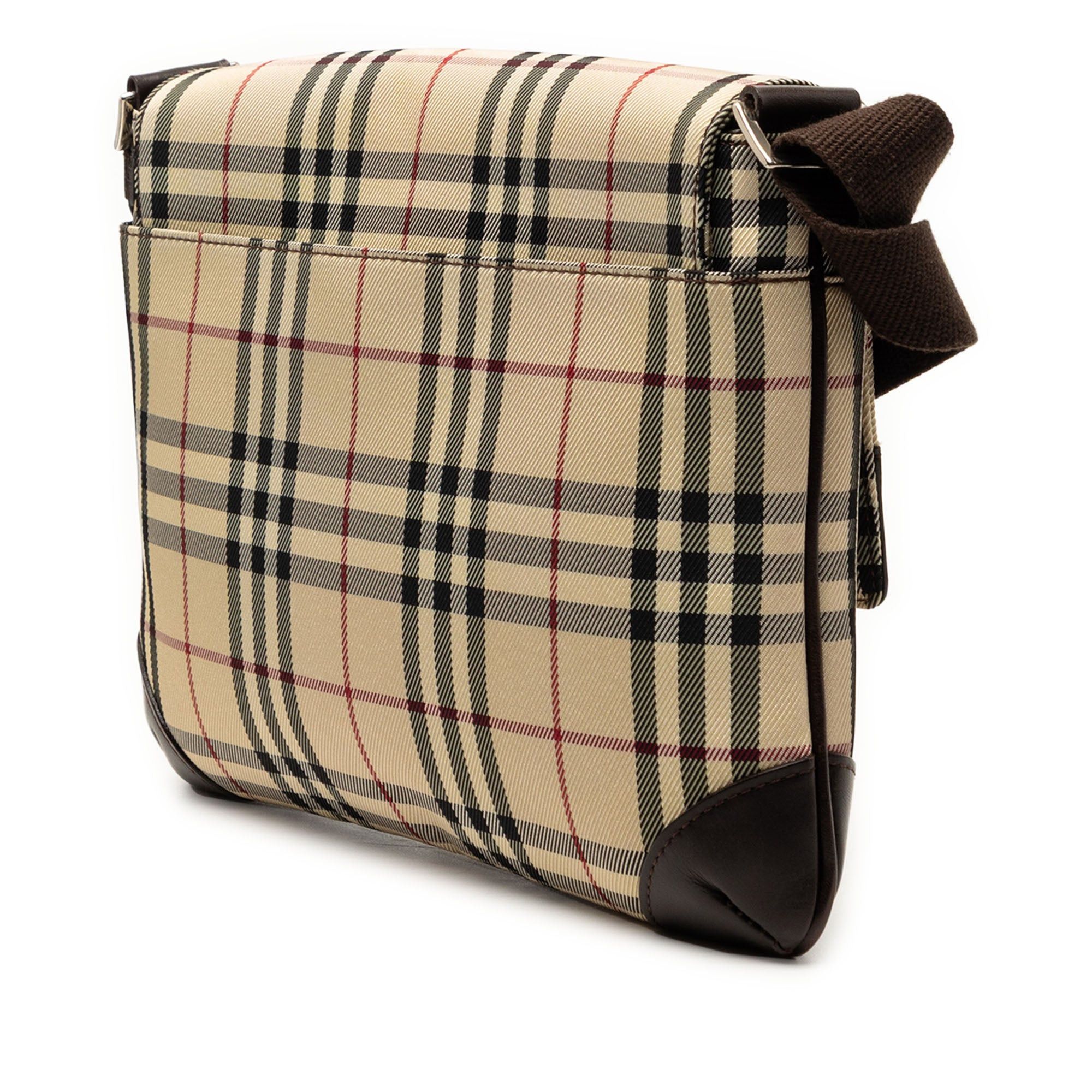 Burberry House Check Canvas Flap Crossbody Size ONE SIZE - 2 Thumbnail