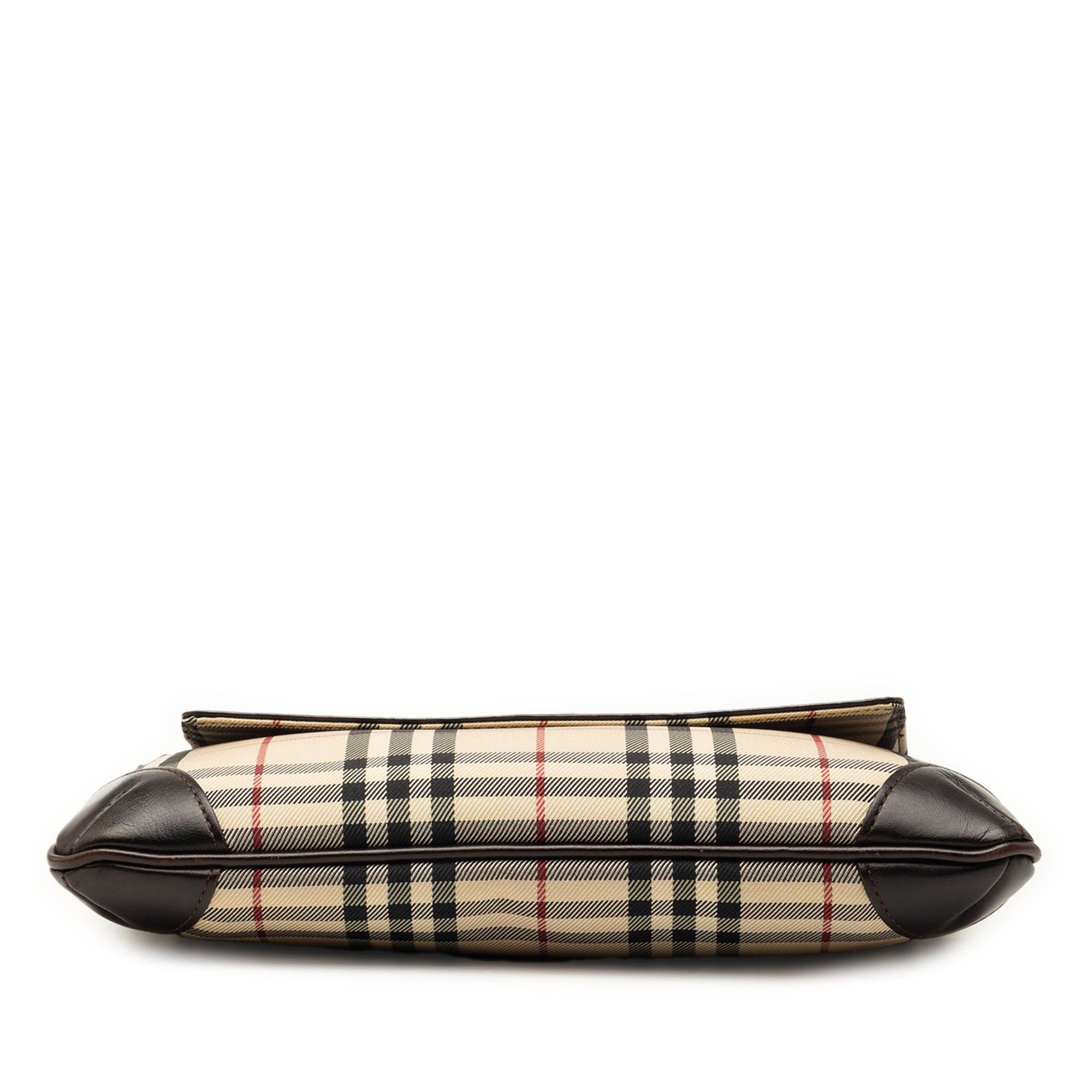 Burberry House Check Canvas Flap Crossbody Size ONE SIZE - 3 Thumbnail