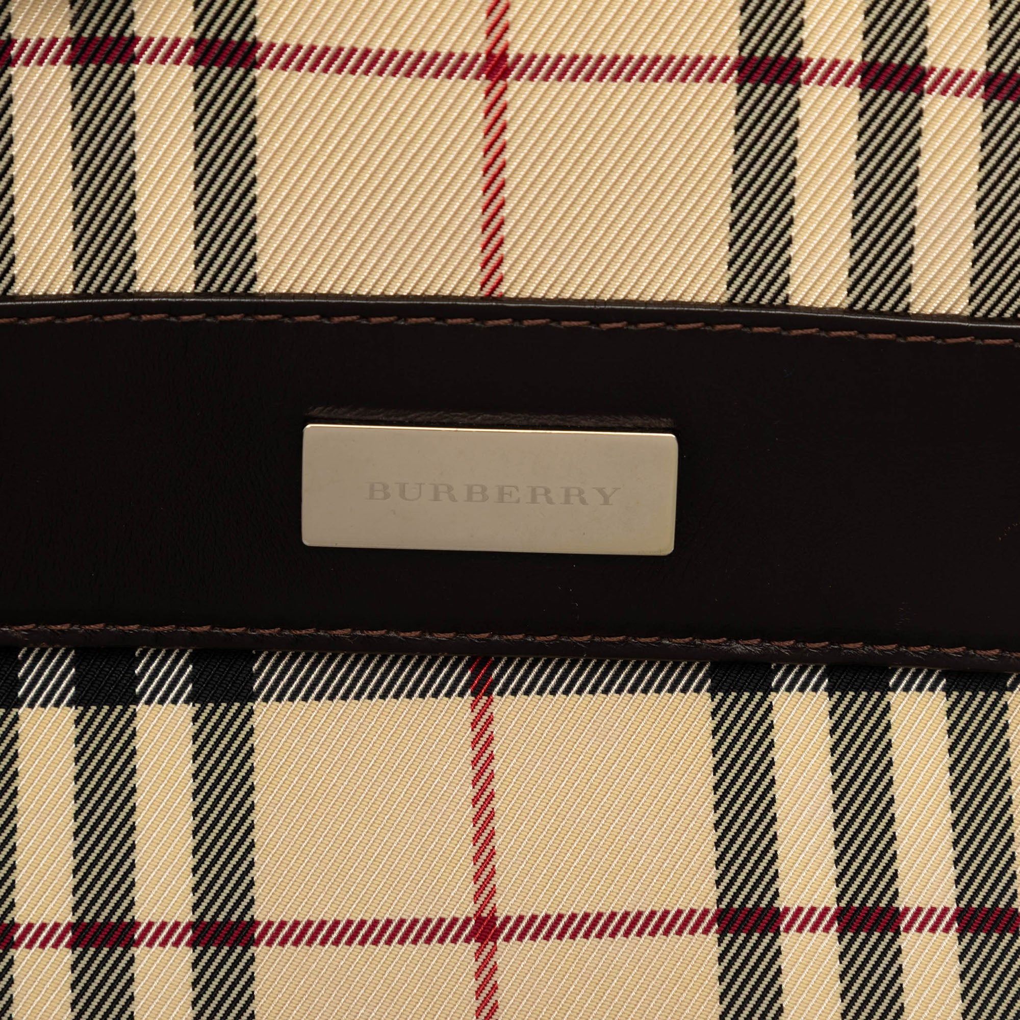 Burberry House Check Canvas Flap Crossbody Size ONE SIZE - 5 Thumbnail
