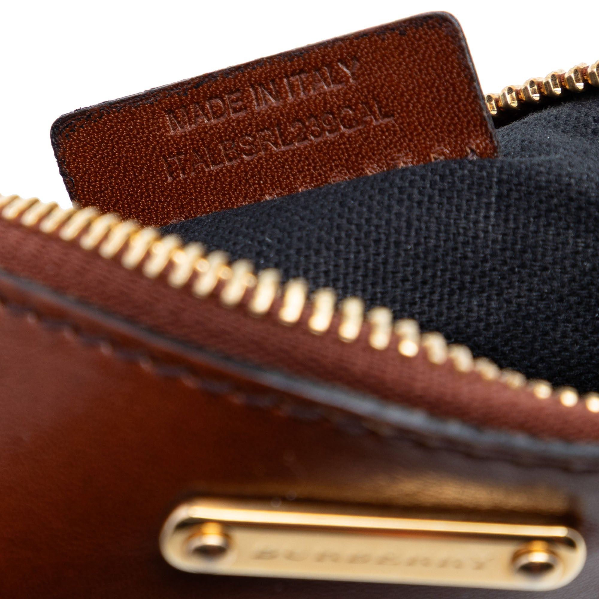 Burberry Exploded Check Canvas Wristlet Clutch Size ONE SIZE - 6 Thumbnail
