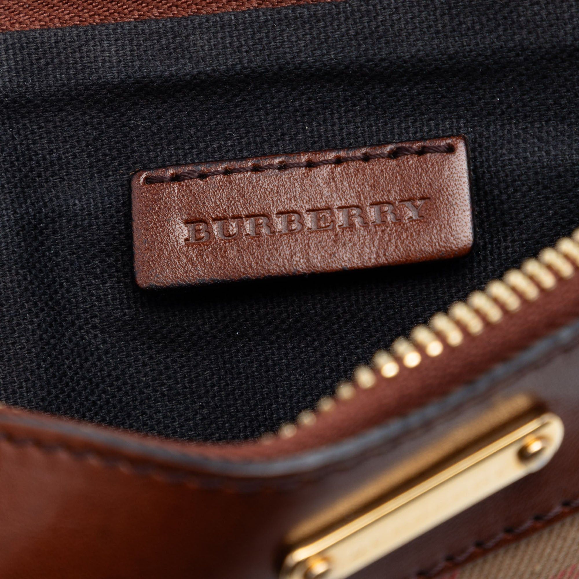 Burberry Exploded Check Canvas Wristlet Clutch Size ONE SIZE - 5 Thumbnail