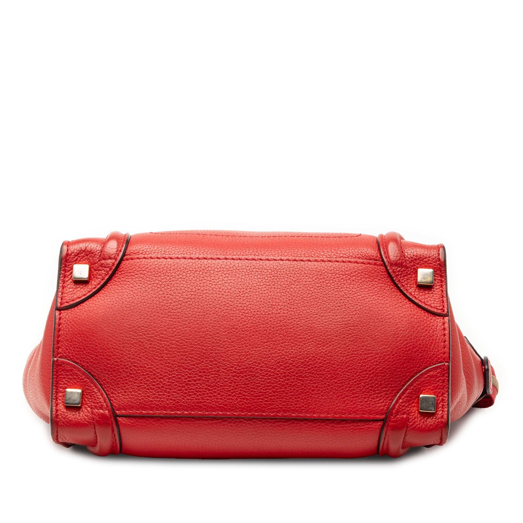 Celine Micro Calfskin Luggage Tote Size ONE SIZE - 3 Thumbnail