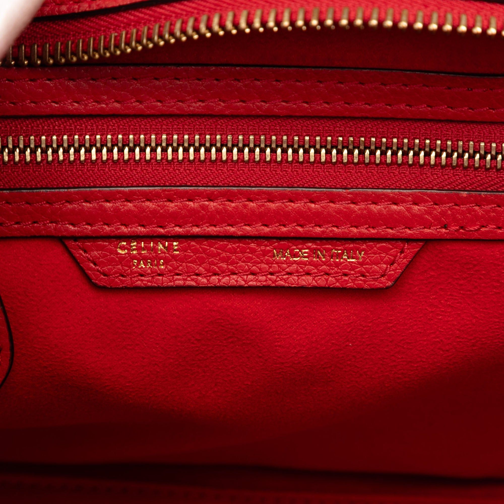 Celine Micro Calfskin Luggage Tote Size ONE SIZE - 5 Thumbnail