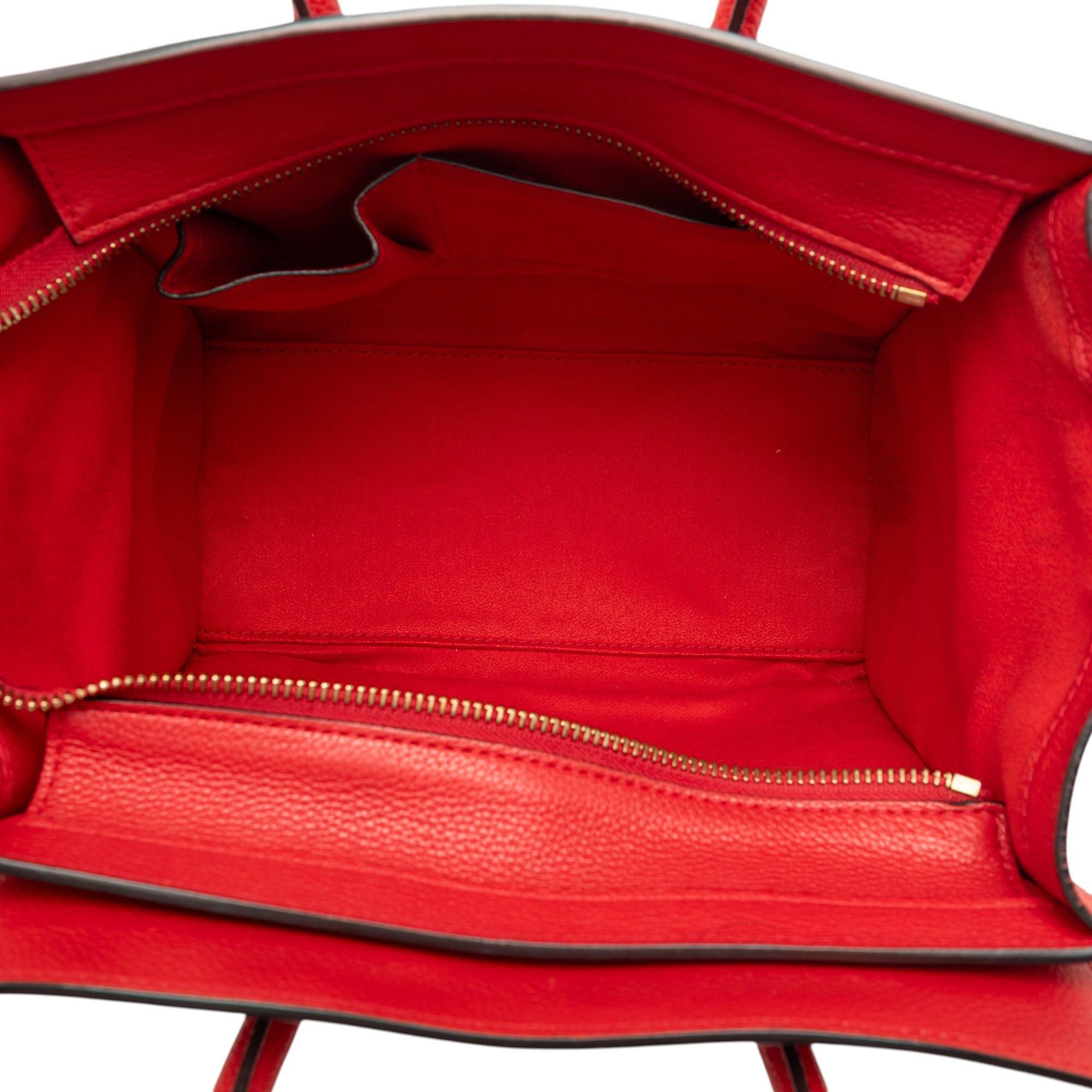Celine Micro Calfskin Luggage Tote Size ONE SIZE - 4 Thumbnail