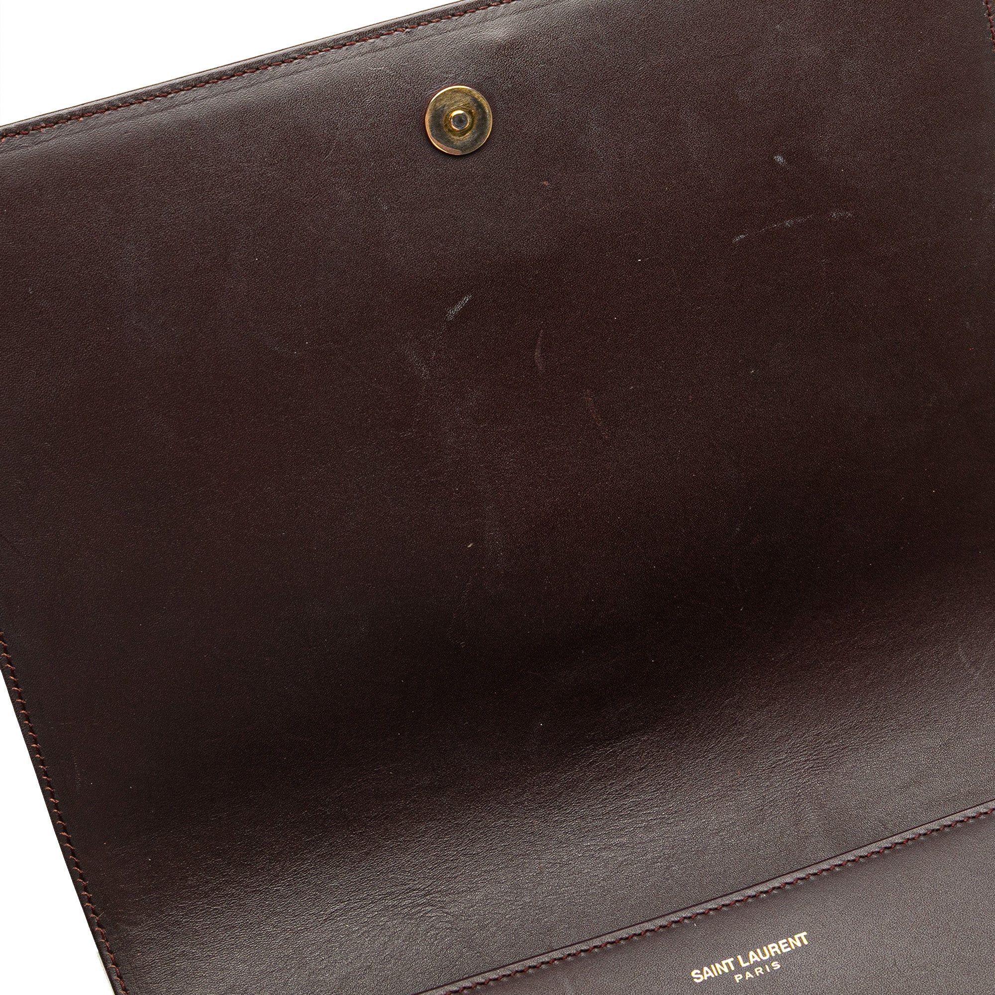Saint Laurent Paris Medium Leather Monogram Universite Bag Size ONE SIZE - 9 Thumbnail
