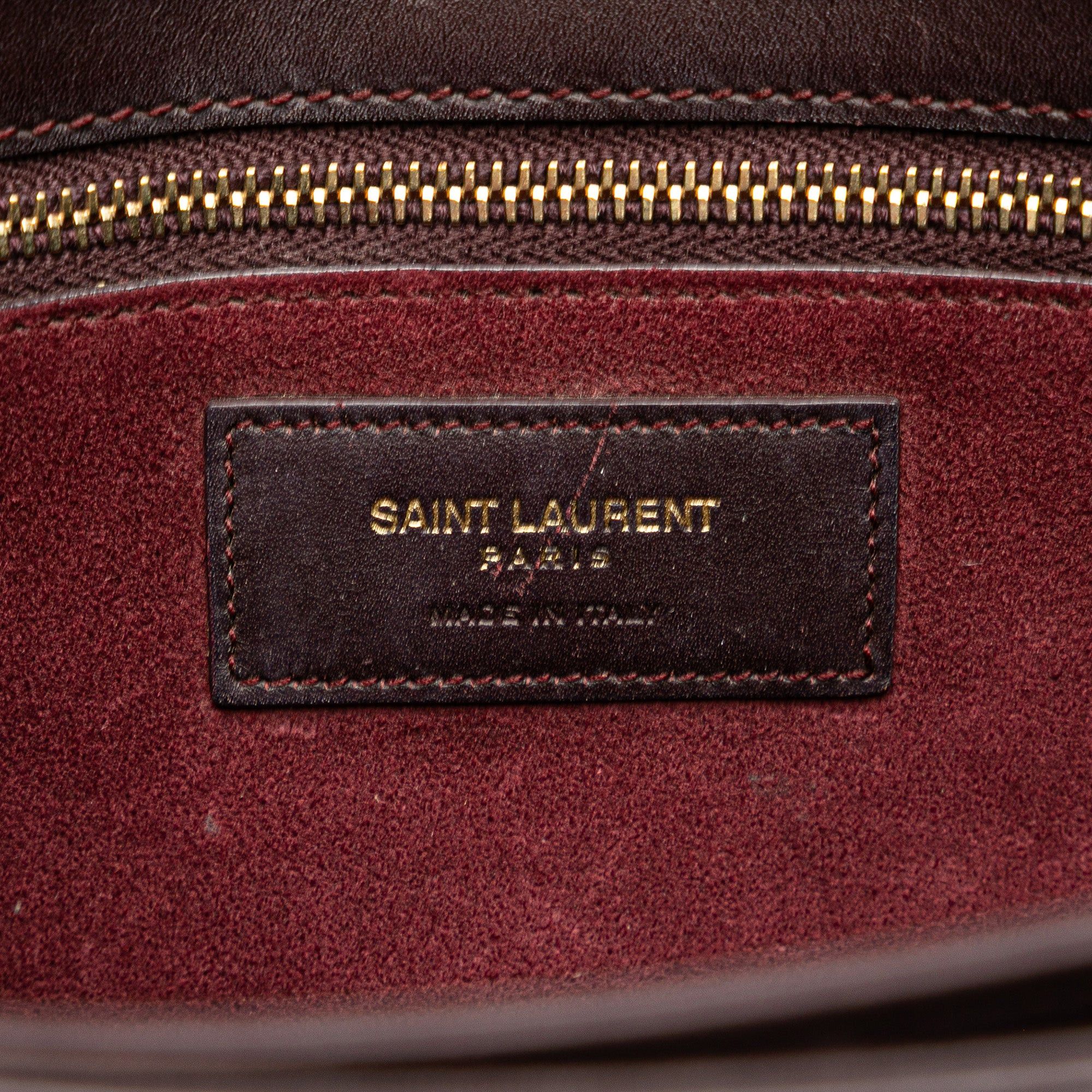 Saint Laurent Paris Medium Leather Monogram Universite Bag Size ONE SIZE - 5 Thumbnail