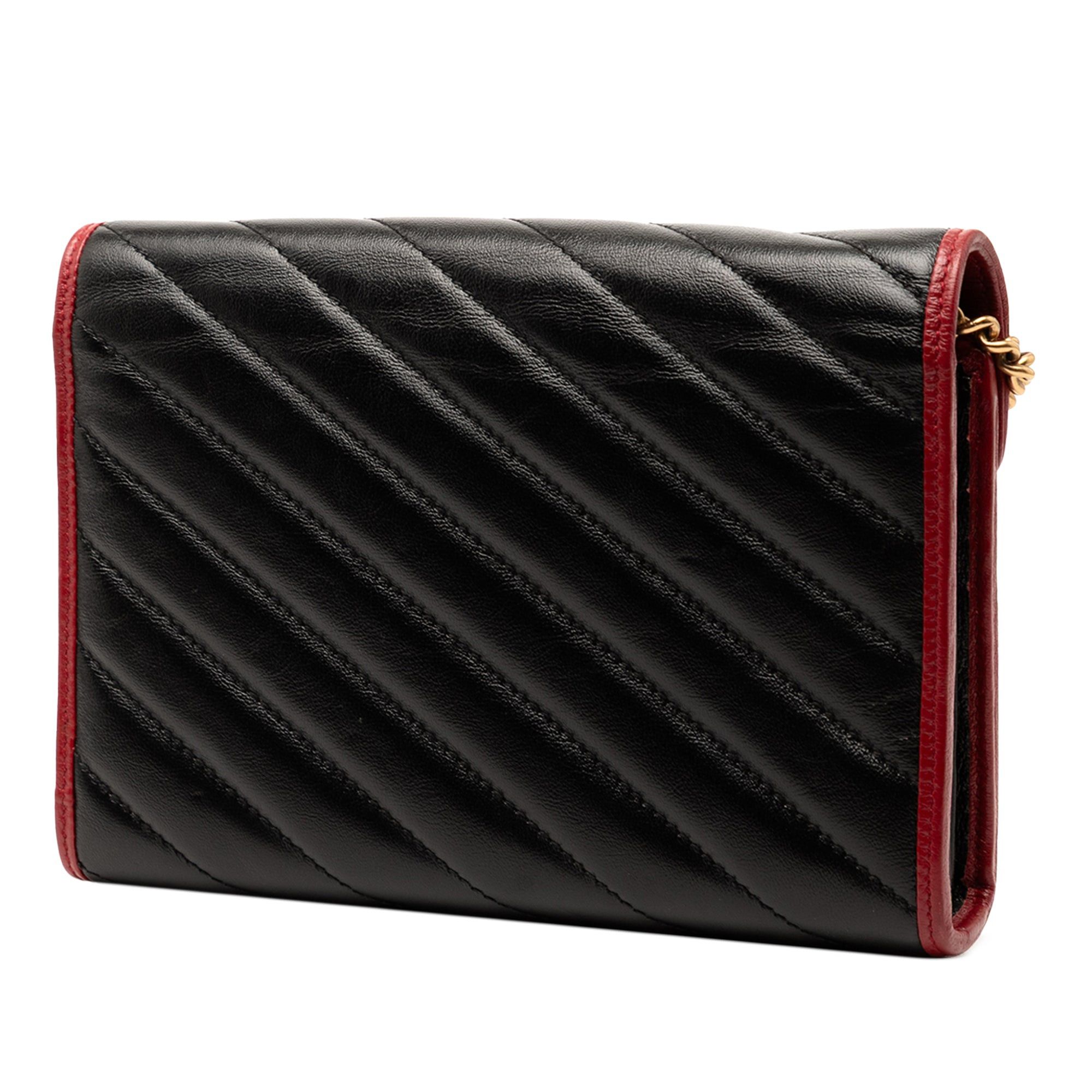 Gucci GG Marmont Matelasse Leather Torchon Wallet On Chain Size ONE SIZE - 2 Thumbnail