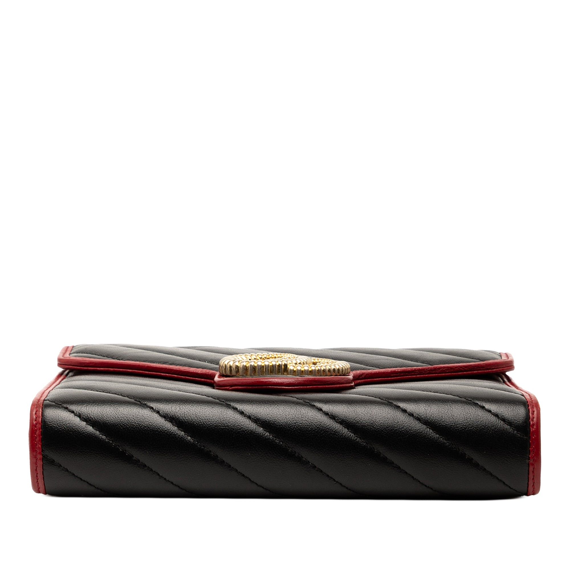 Gucci GG Marmont Matelasse Leather Torchon Wallet On Chain Size ONE SIZE - 3 Thumbnail
