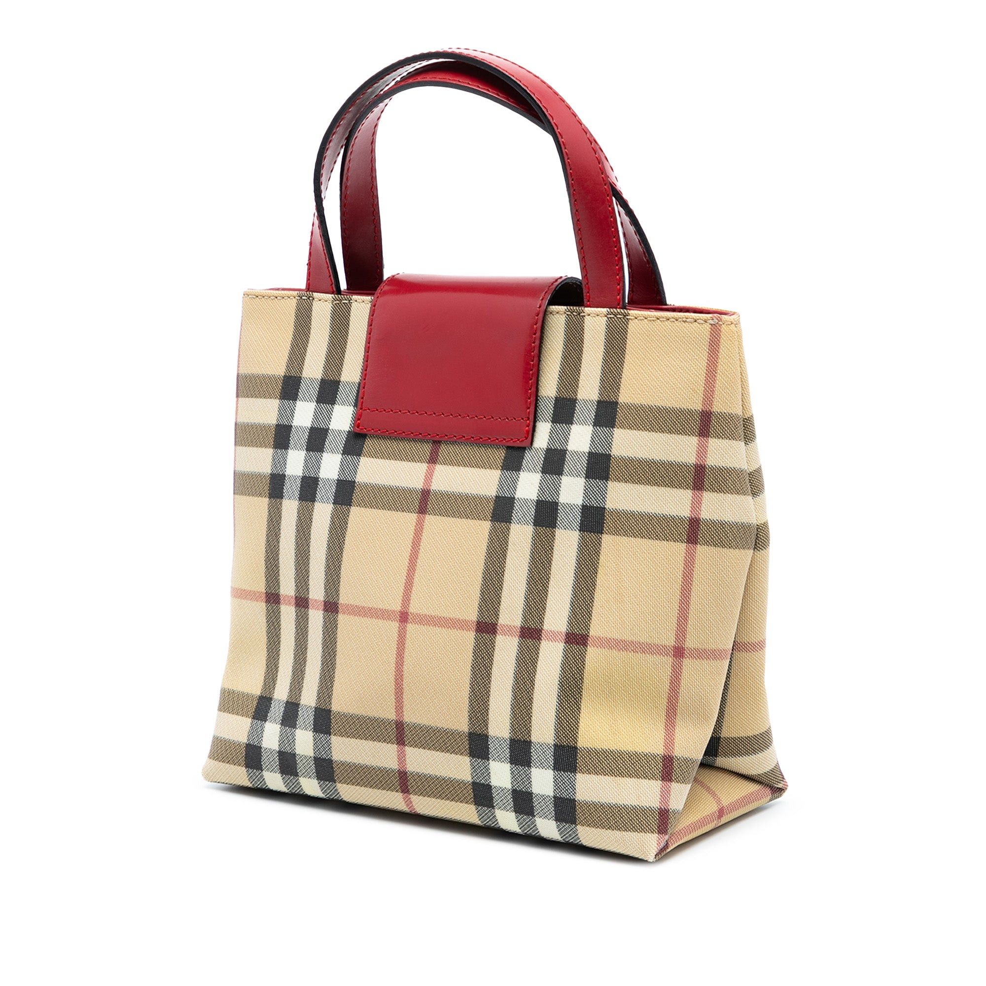Burberry House Check Coated Canvas Handbag Size ONE SIZE - 2 Thumbnail