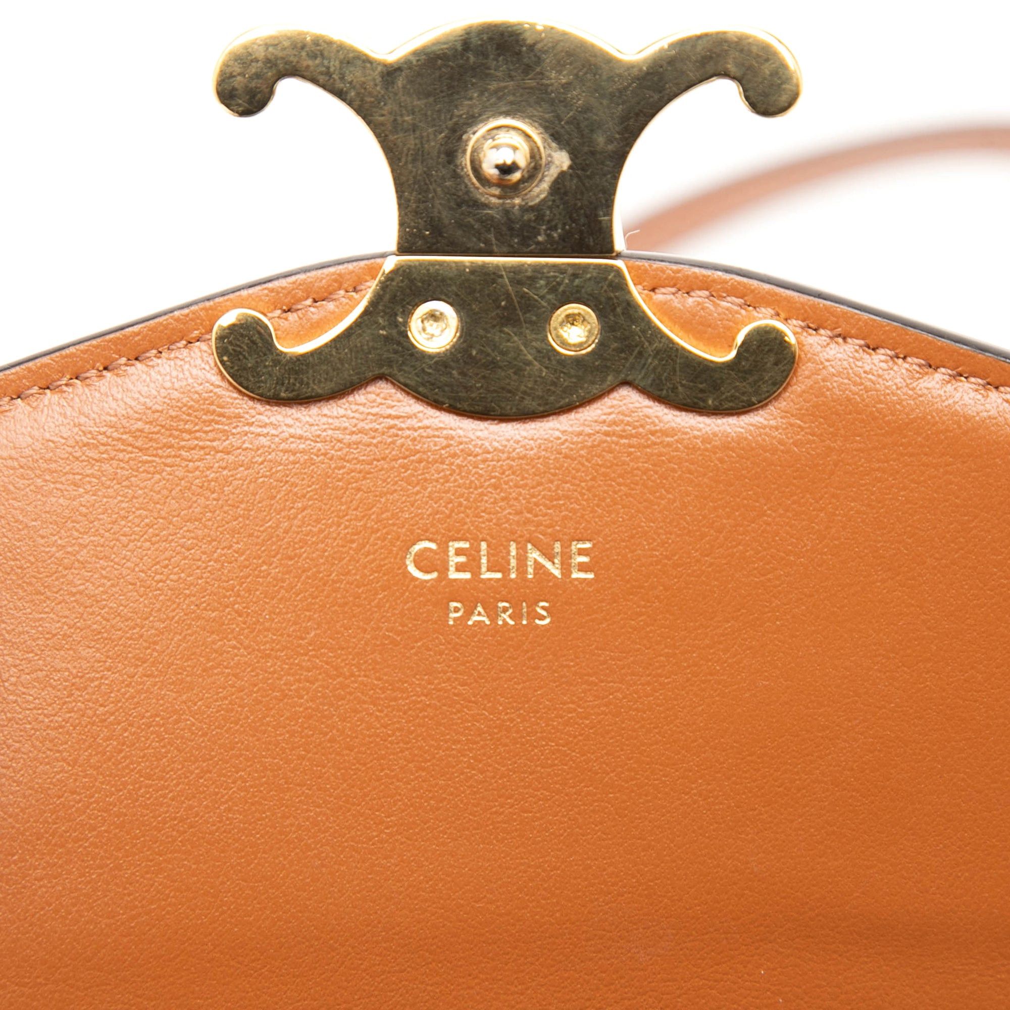 Celine Triomphe Textile Triomphe Phone Pouch Flap Crossbody Size ONE SIZE - 5 Thumbnail