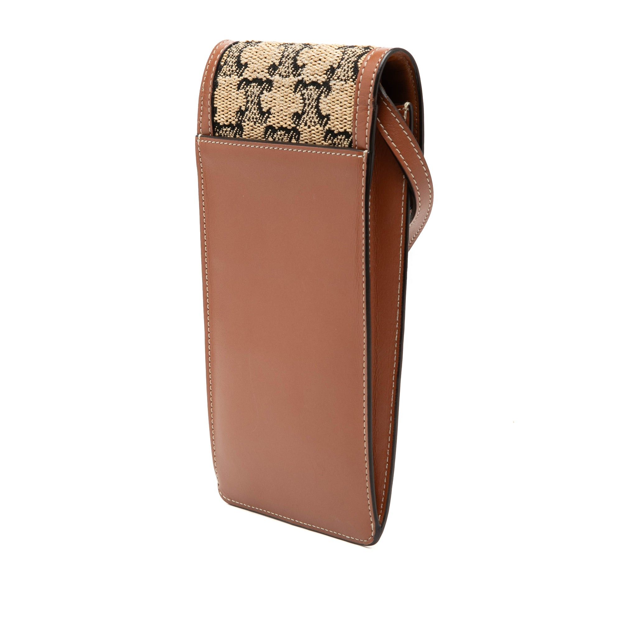 Celine Triomphe Textile Triomphe Phone Pouch Flap Crossbody Size ONE SIZE - 2 Thumbnail