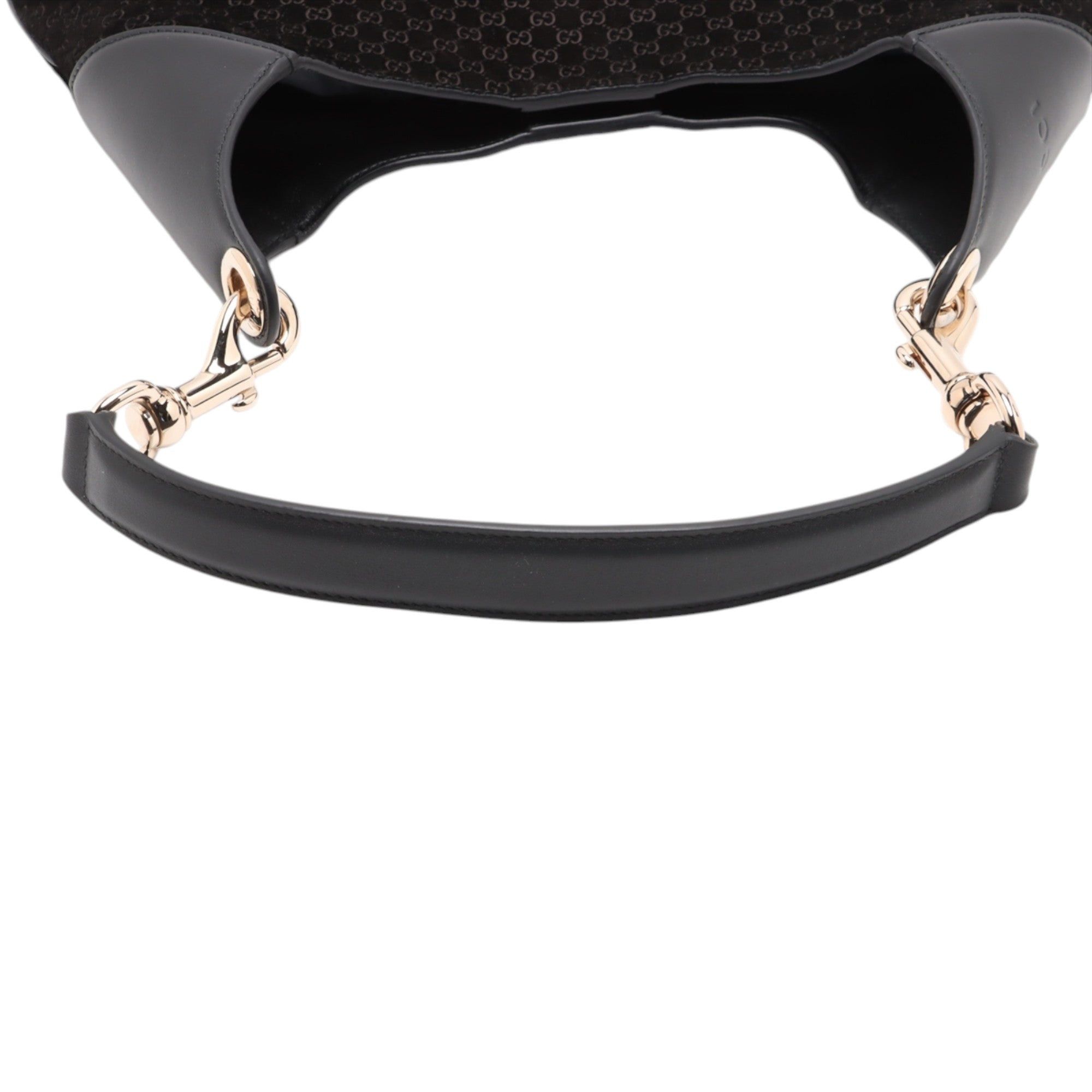 Gucci Medium Micro GG Suede B Hobo Size ONE SIZE - 9 Thumbnail