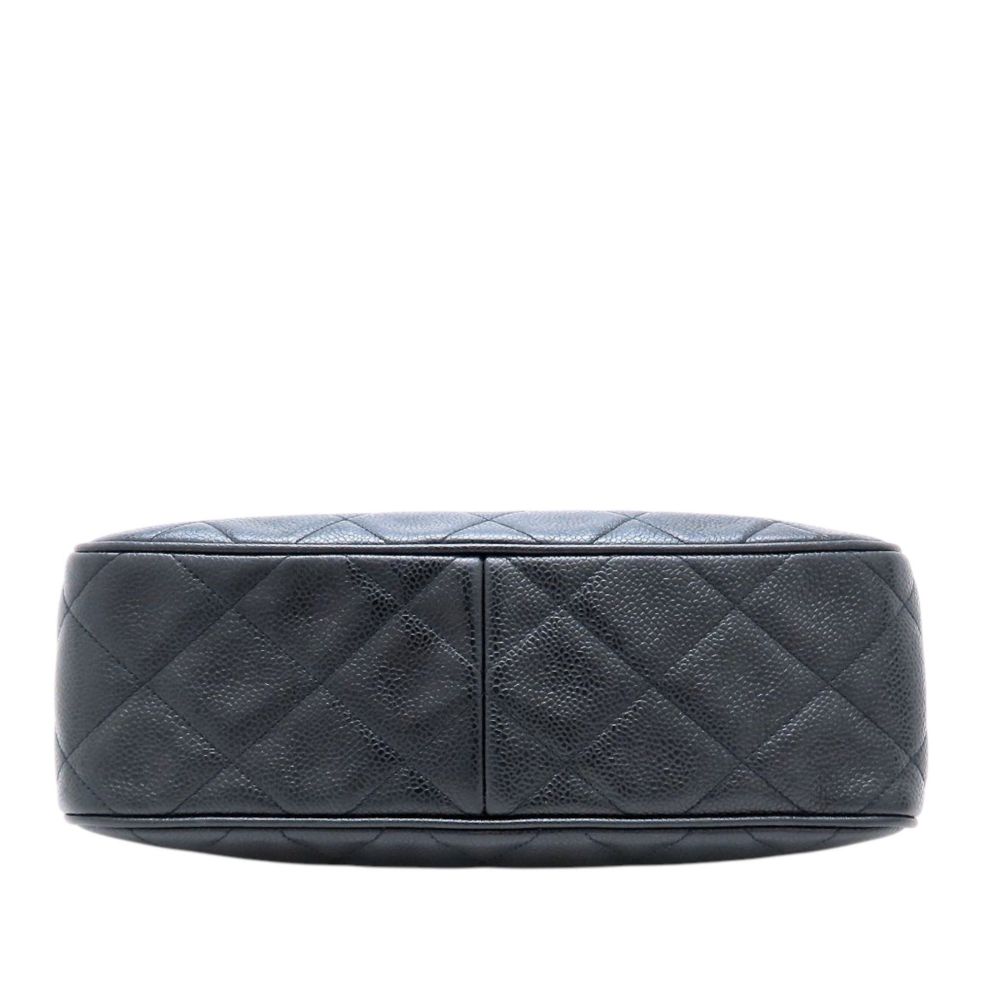 Chanel CC Quilted Caviar Front Pocket Shoulder Bag Size ONE SIZE - 3 Thumbnail