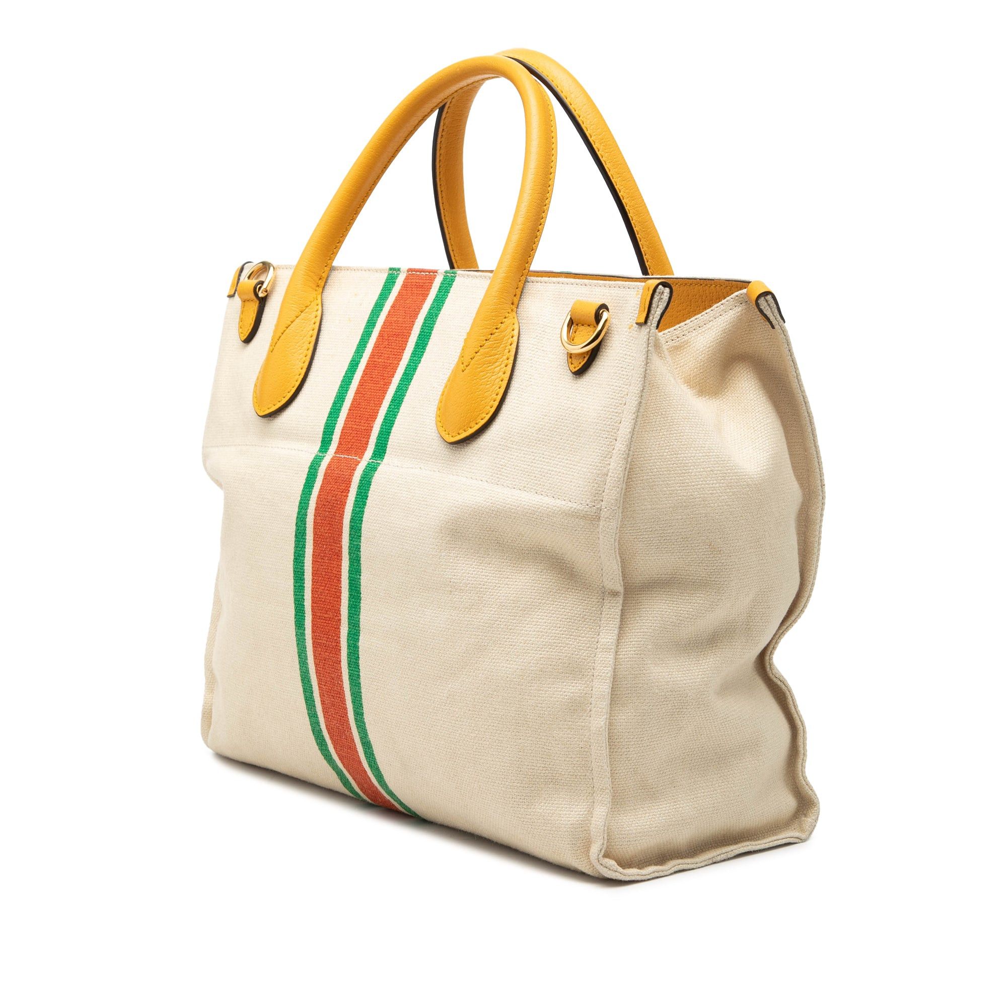 Gucci Canvas Foldable Web Tote Size ONE SIZE - 2 Thumbnail