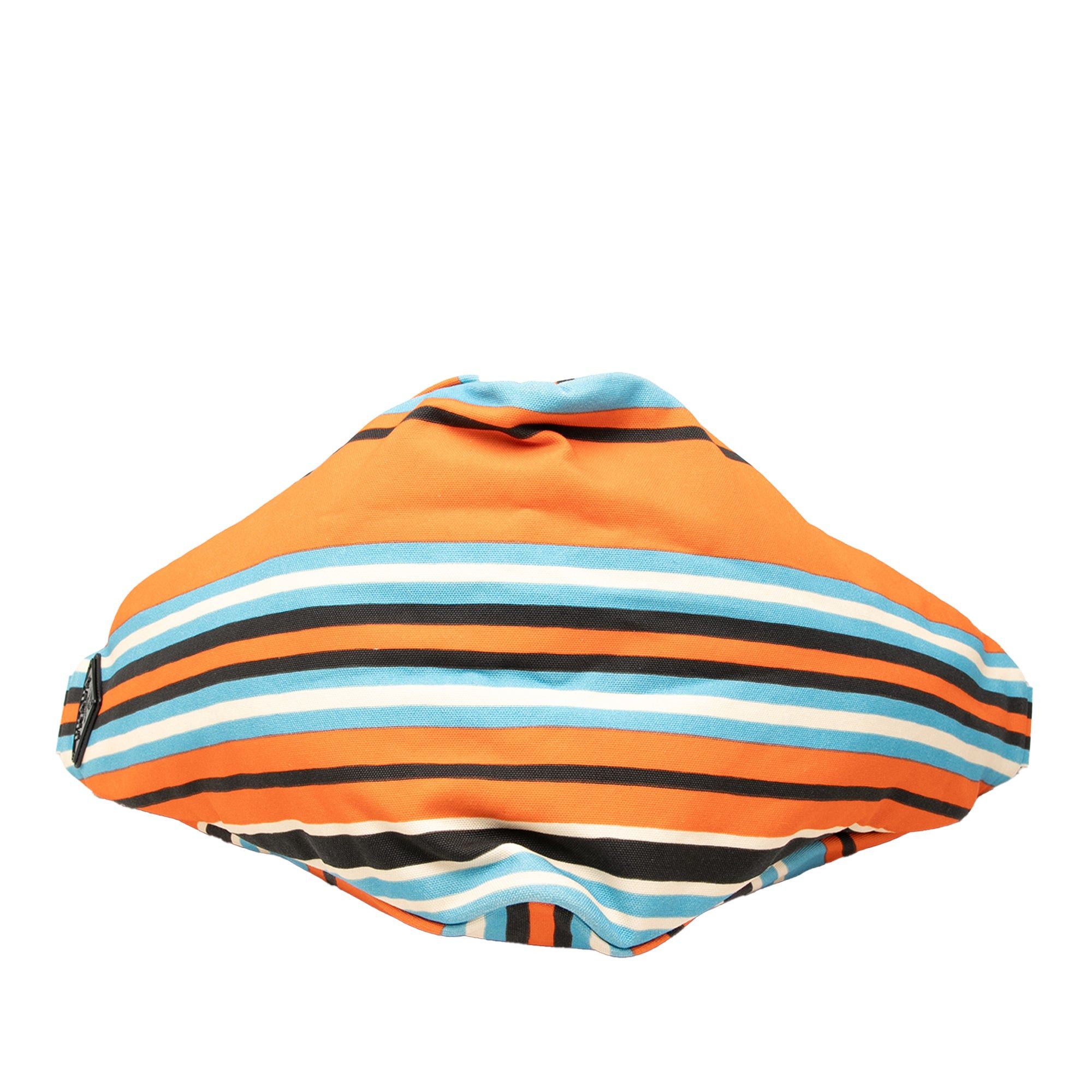 Prada Canvas Striped Triangle Logo Shoulder Bag Size ONE SIZE - 3 Thumbnail