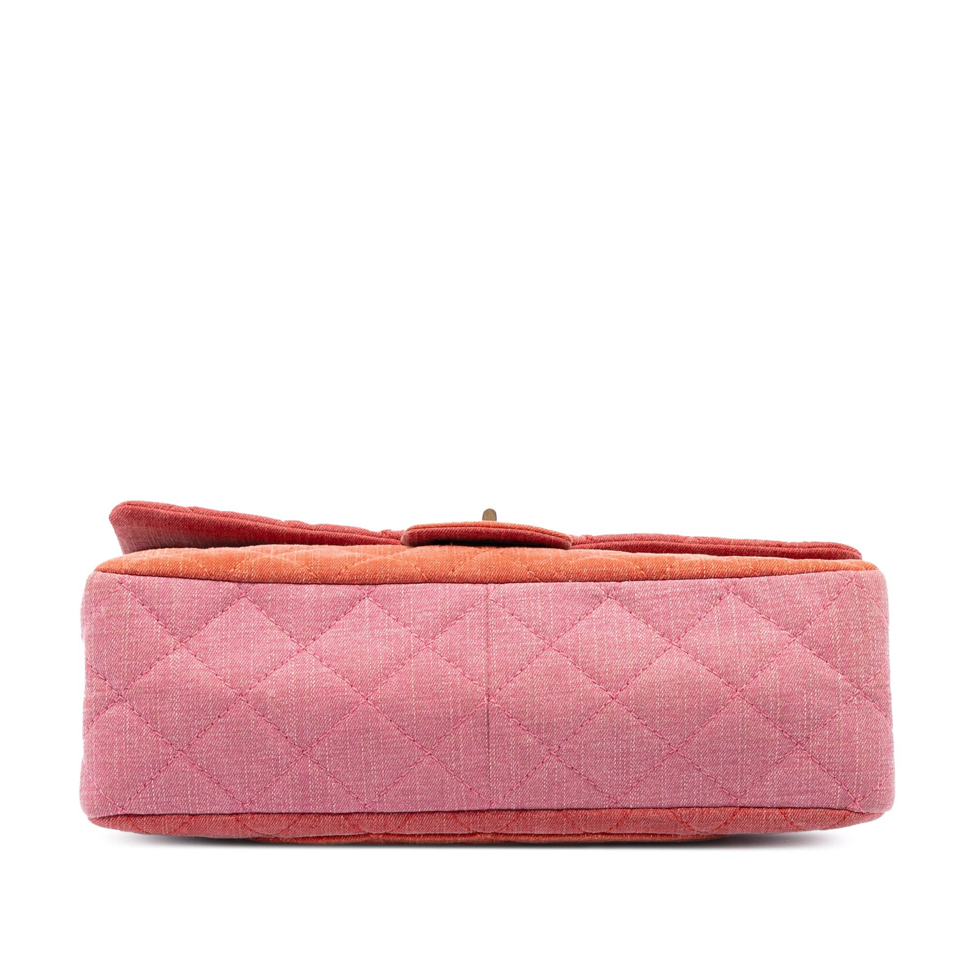 Chanel Tricolor Quilted Denim Reissue 2.55 Double Flap 227 Size ONE SIZE - 3 Thumbnail