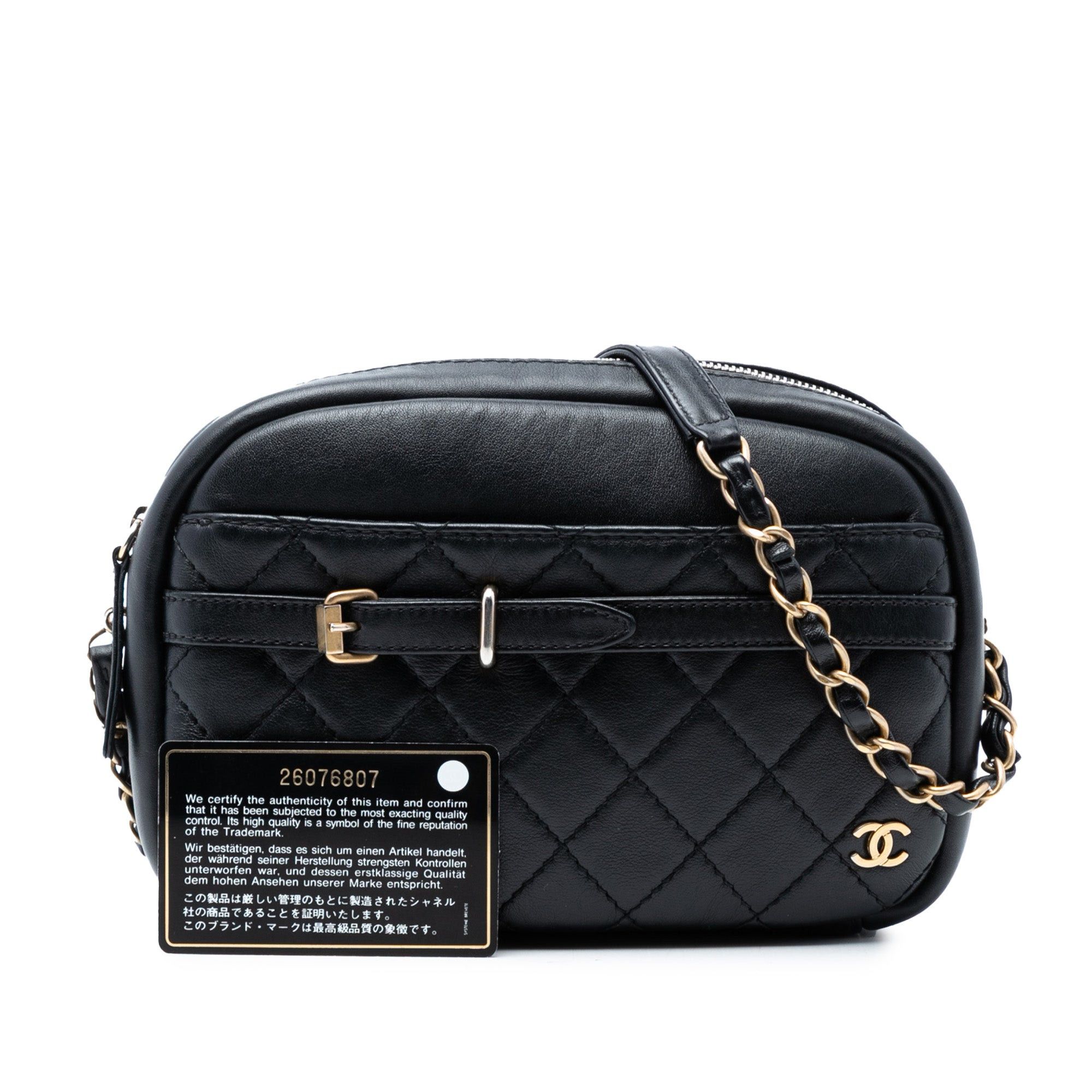 Chanel Small Quilted Lambskin Buckle Camera Bag Size ONE SIZE - 8 Thumbnail