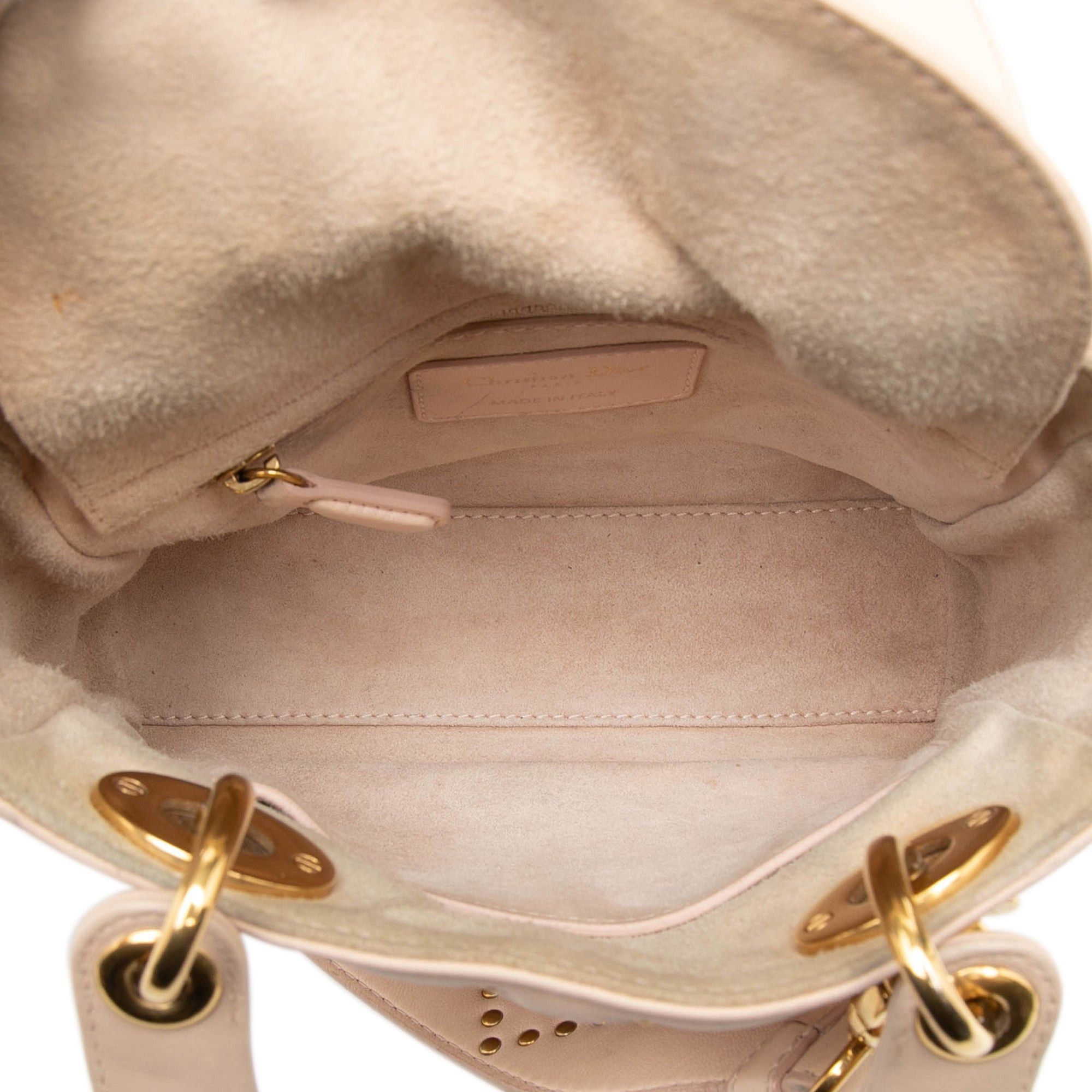 Dior Mini Lambskin Cannage Studded Supple Lady Dior Size ONE SIZE - 4 Thumbnail