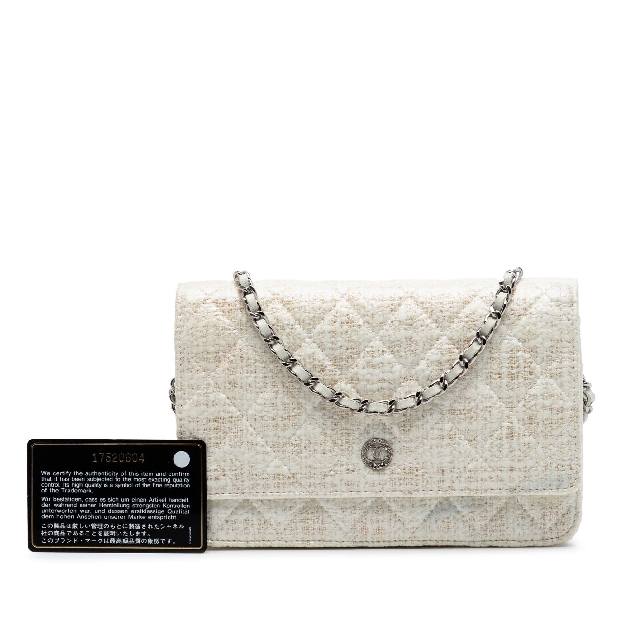 Chanel CC Coated Tweed Wallet On Chain Size ONE SIZE - 9 Thumbnail