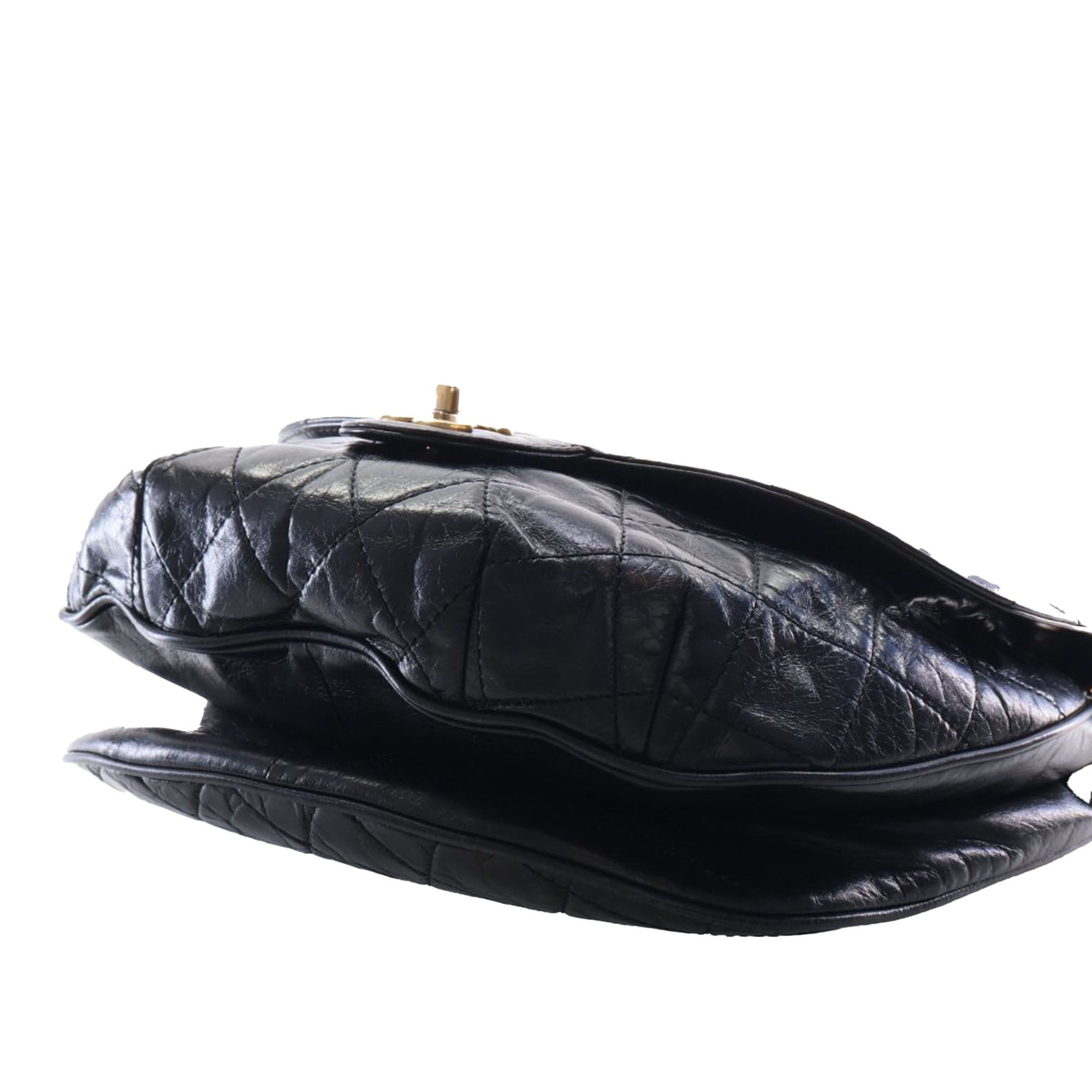 Chanel Medium Quilted Glazed Calfskin Bubble CC Flap Size ONE SIZE - 6 Thumbnail