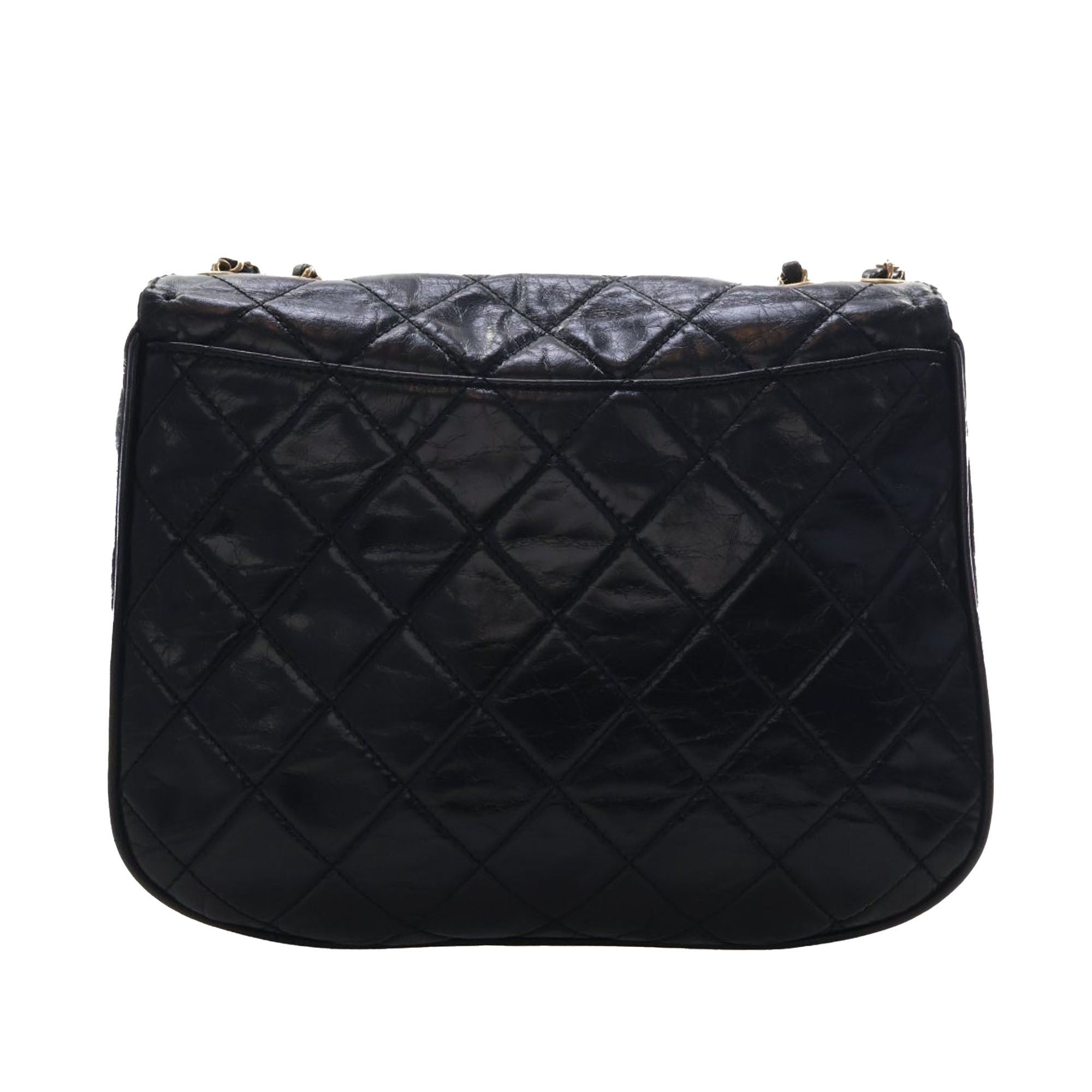 Chanel Medium Quilted Glazed Calfskin Bubble CC Flap Size ONE SIZE - 4 Thumbnail