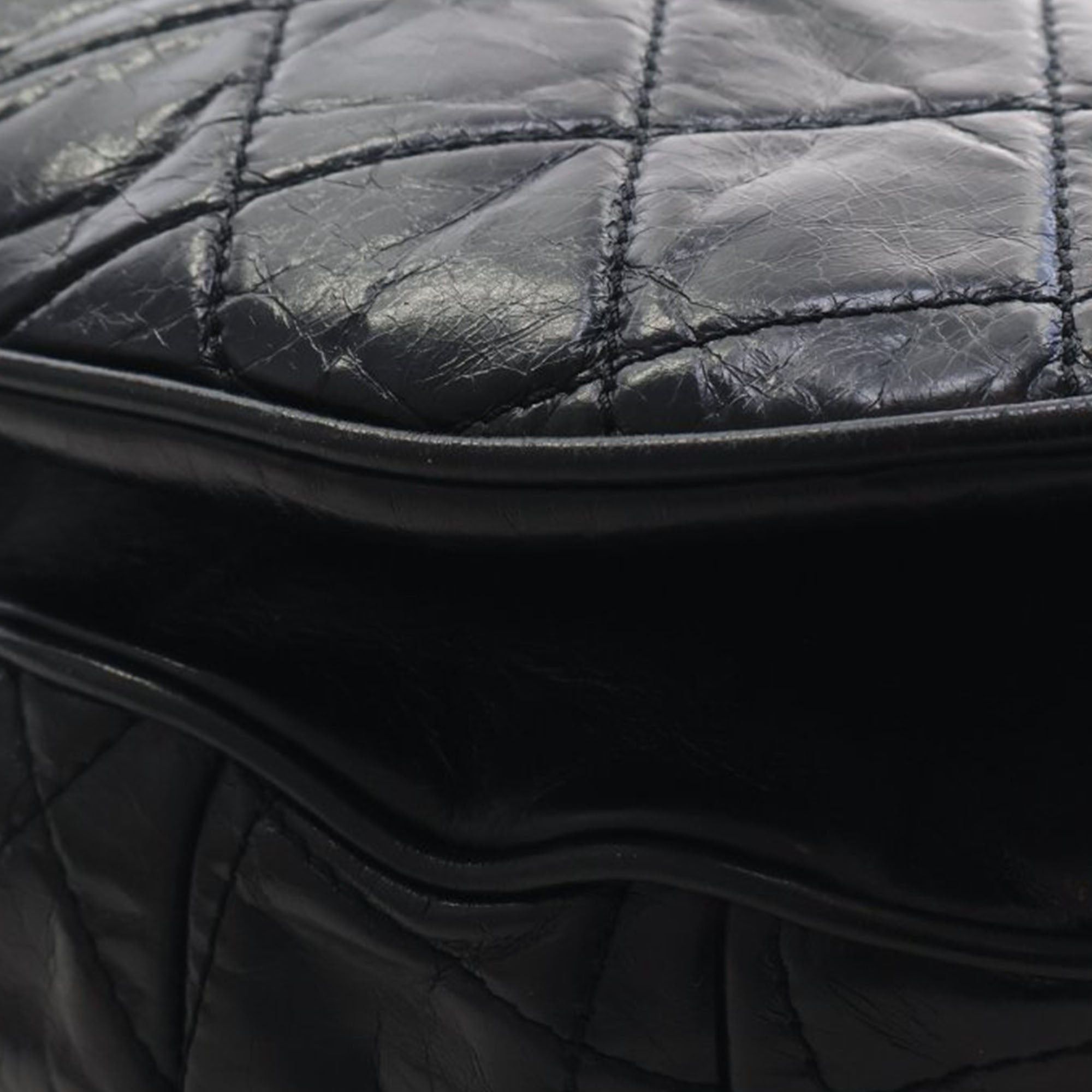 Chanel Medium Quilted Glazed Calfskin Bubble CC Flap Size ONE SIZE - 10 Thumbnail