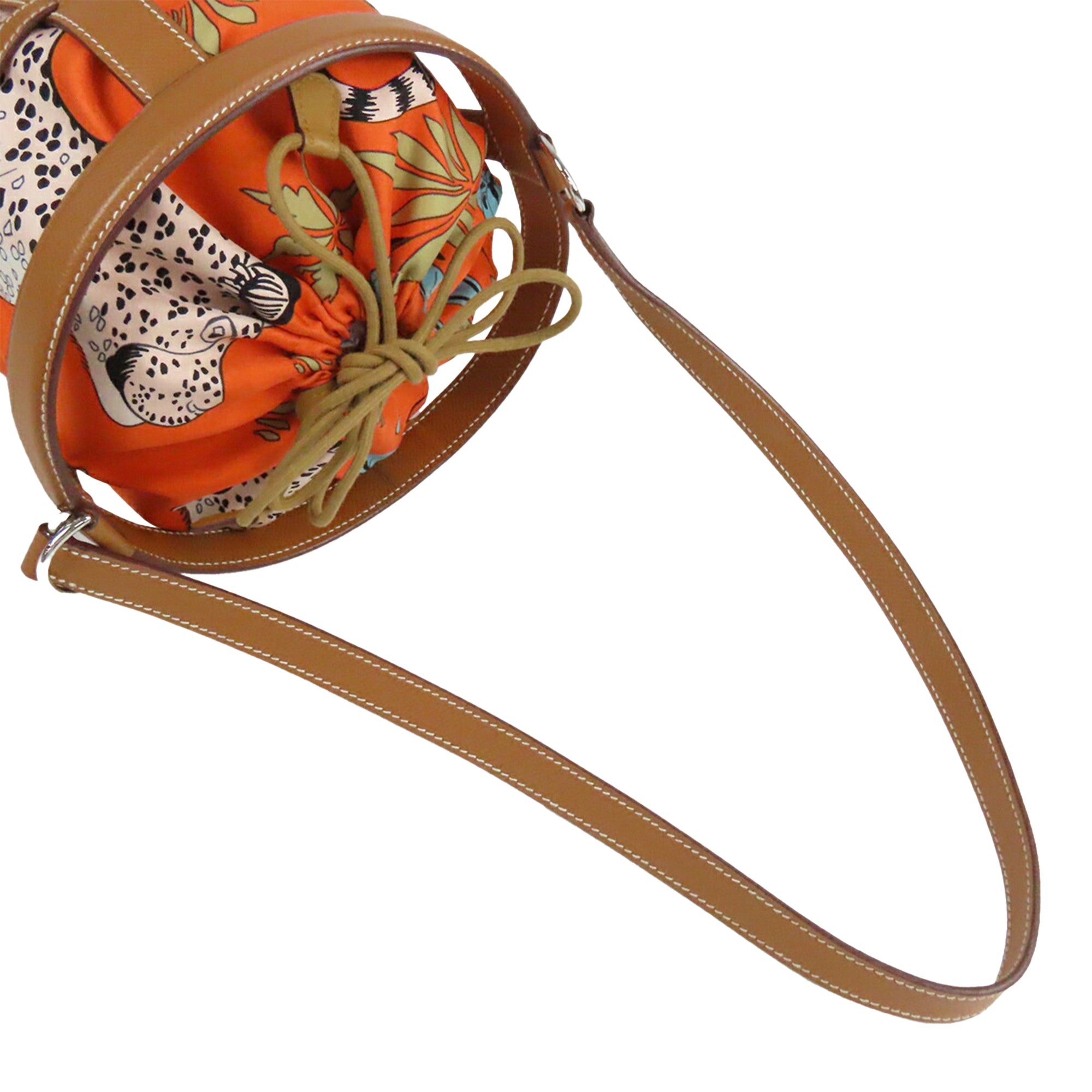 Hermes Les Leopards Silk and Epsom Sac Musardine Size ONE SIZE - 16 Thumbnail