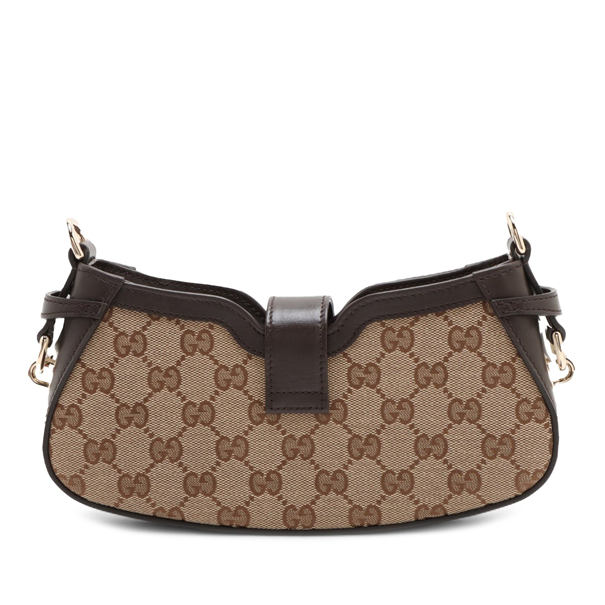 Gucci Mini GG Canvas Web Moon Side Shoulder Bag Size ONE SIZE - 2 Thumbnail