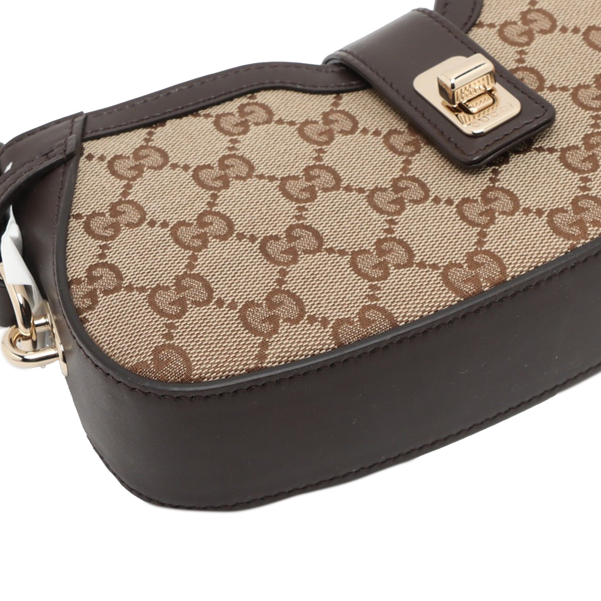 Gucci Mini GG Canvas Web Moon Side Shoulder Bag Size ONE SIZE - 5 Thumbnail