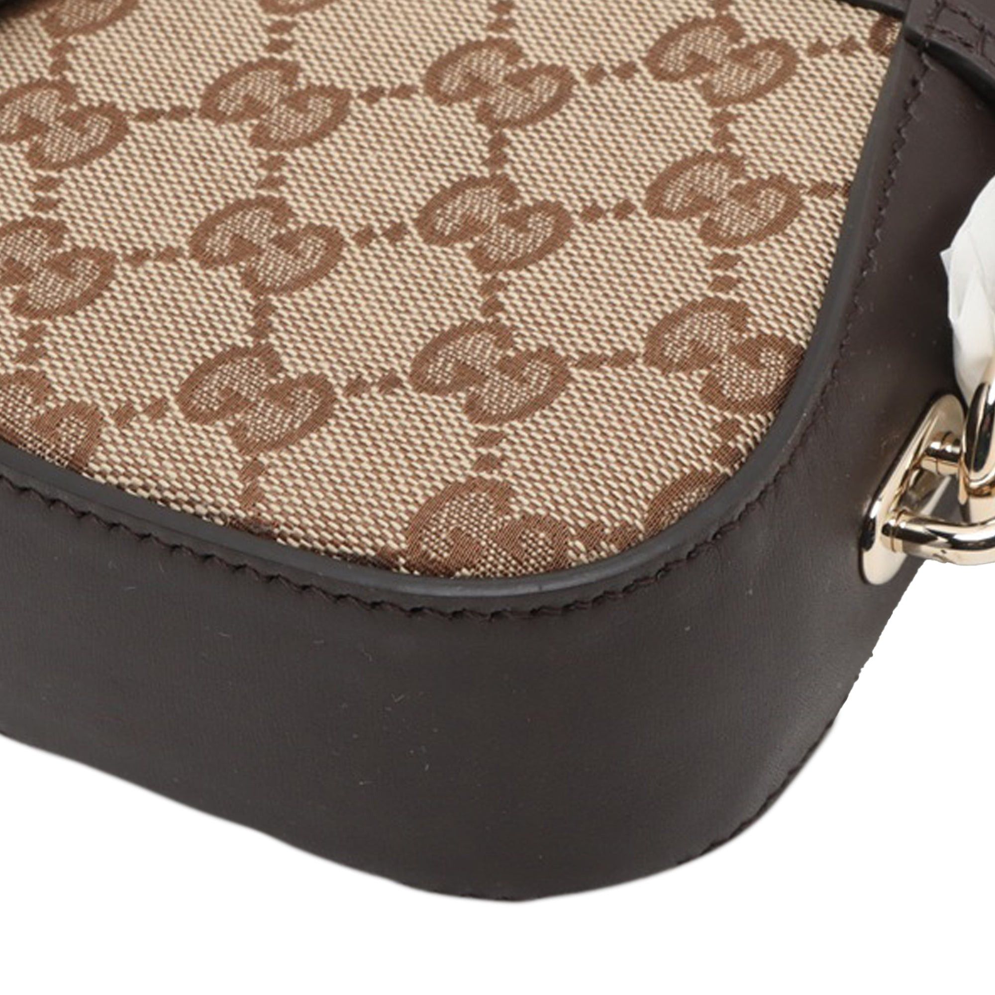 Gucci Mini GG Canvas Web Moon Side Shoulder Bag Size ONE SIZE - 6 Thumbnail