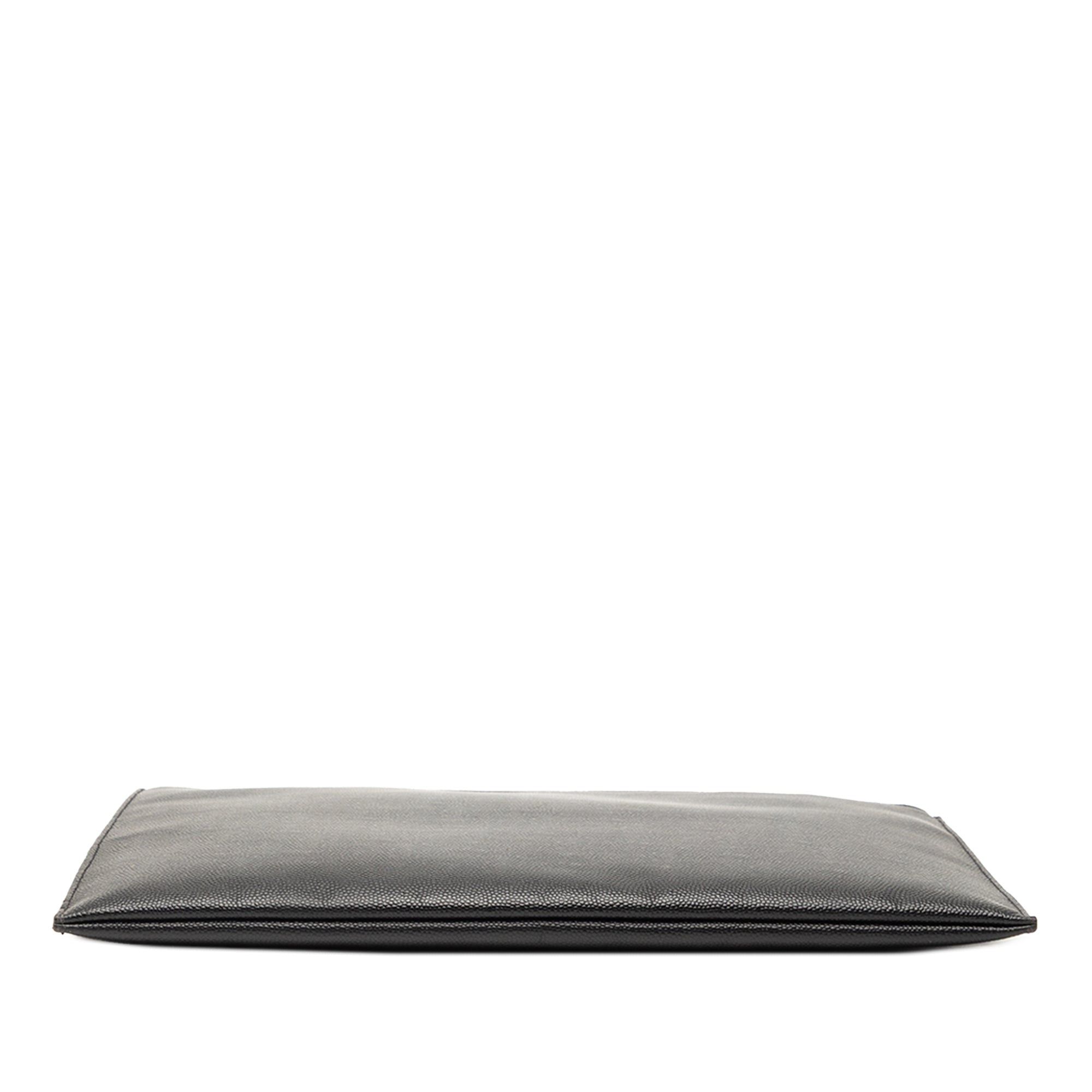 Saint Laurent Paris Grain De Poudre Zip Clutch Size ONE SIZE - 3 Thumbnail