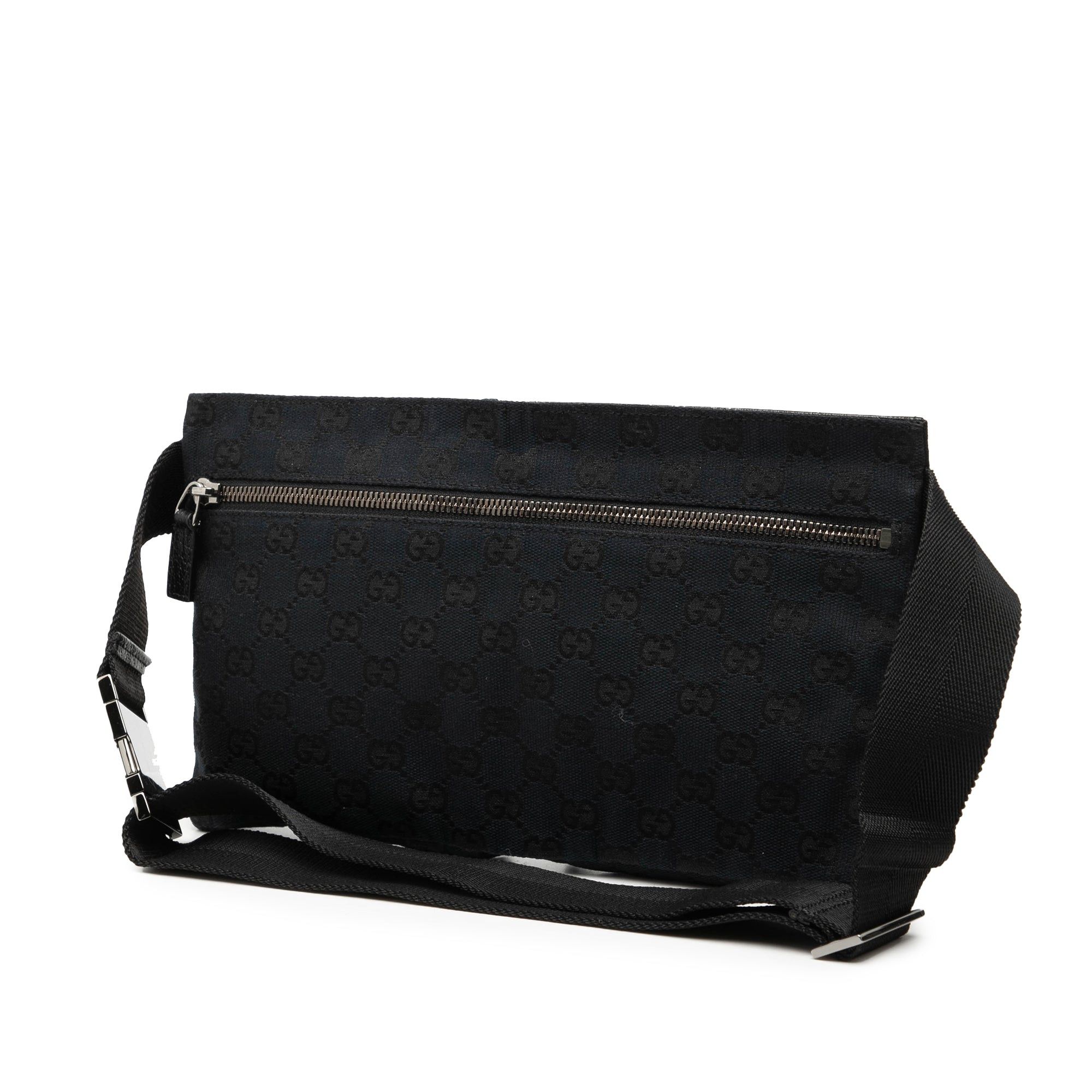Gucci GG Canvas Double Pocket Belt Bag Size ONE SIZE - 2 Thumbnail