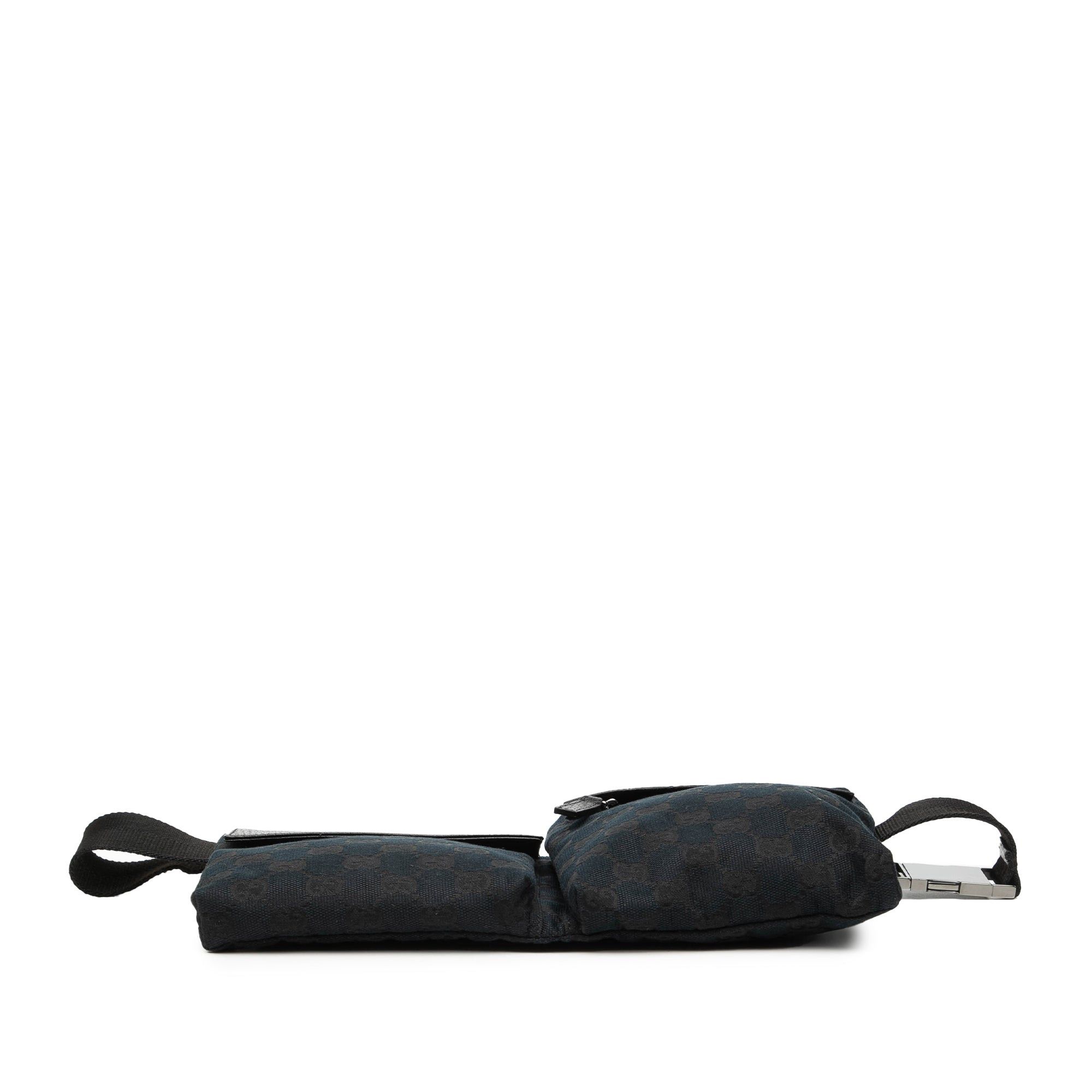 Gucci GG Canvas Double Pocket Belt Bag Size ONE SIZE - 3 Thumbnail