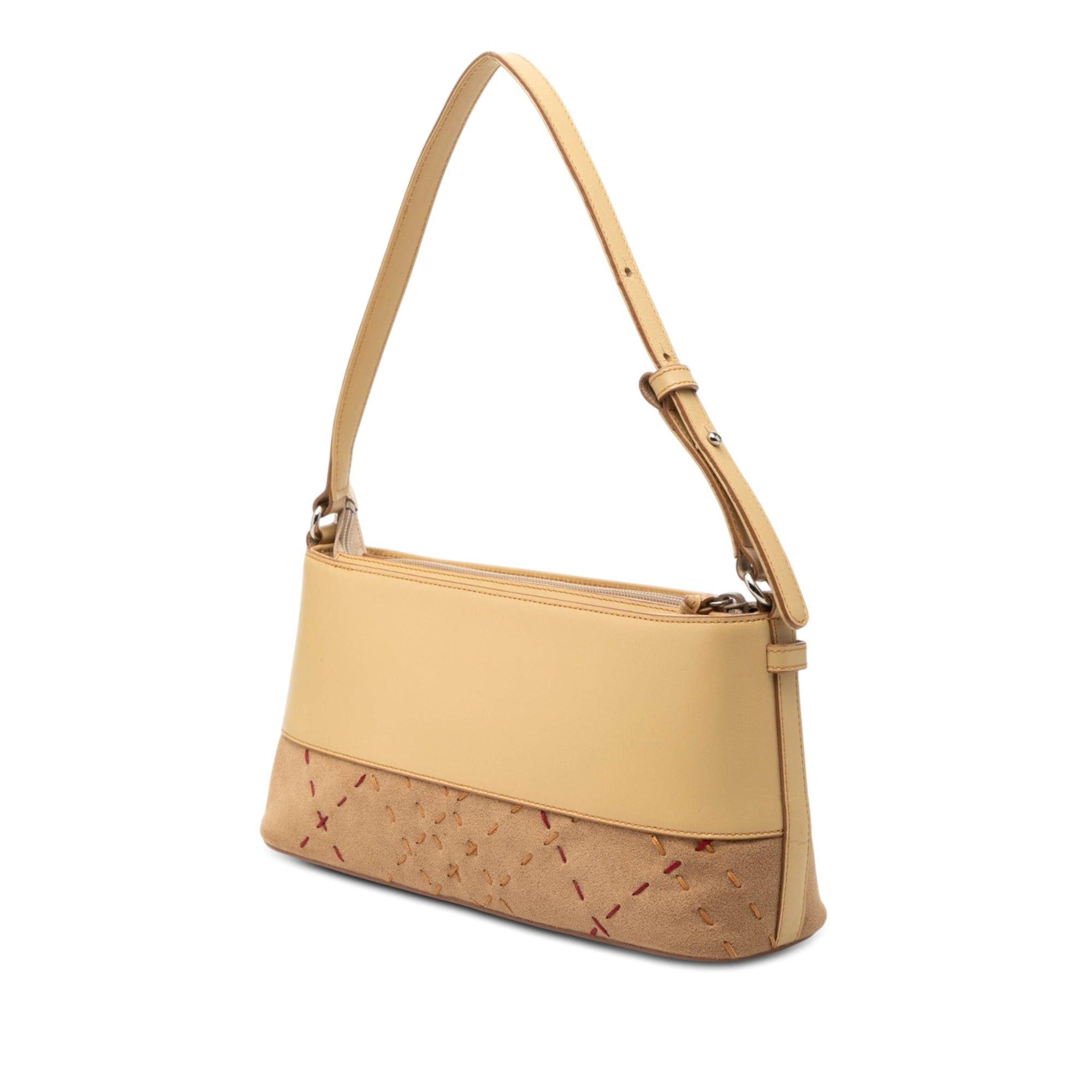 Burberry Calfskin and Suede Stitch Shoulder Bag Size ONE SIZE - 2 Thumbnail