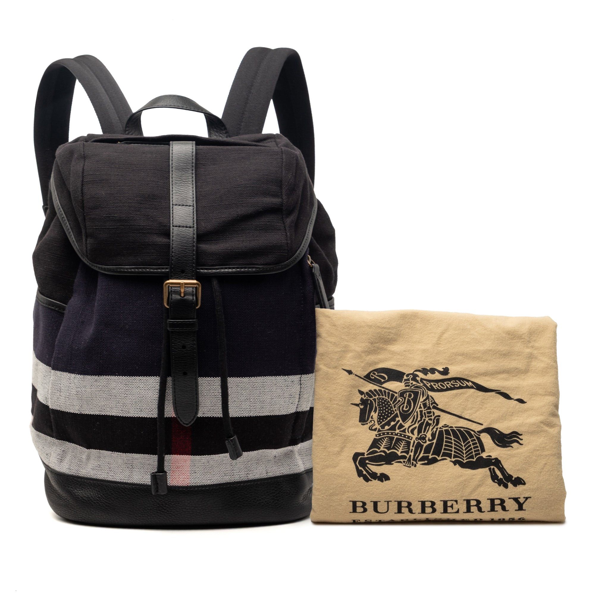 Burberry Mega Check Canvas Drifton Backpack Size ONE SIZE - 8 Thumbnail