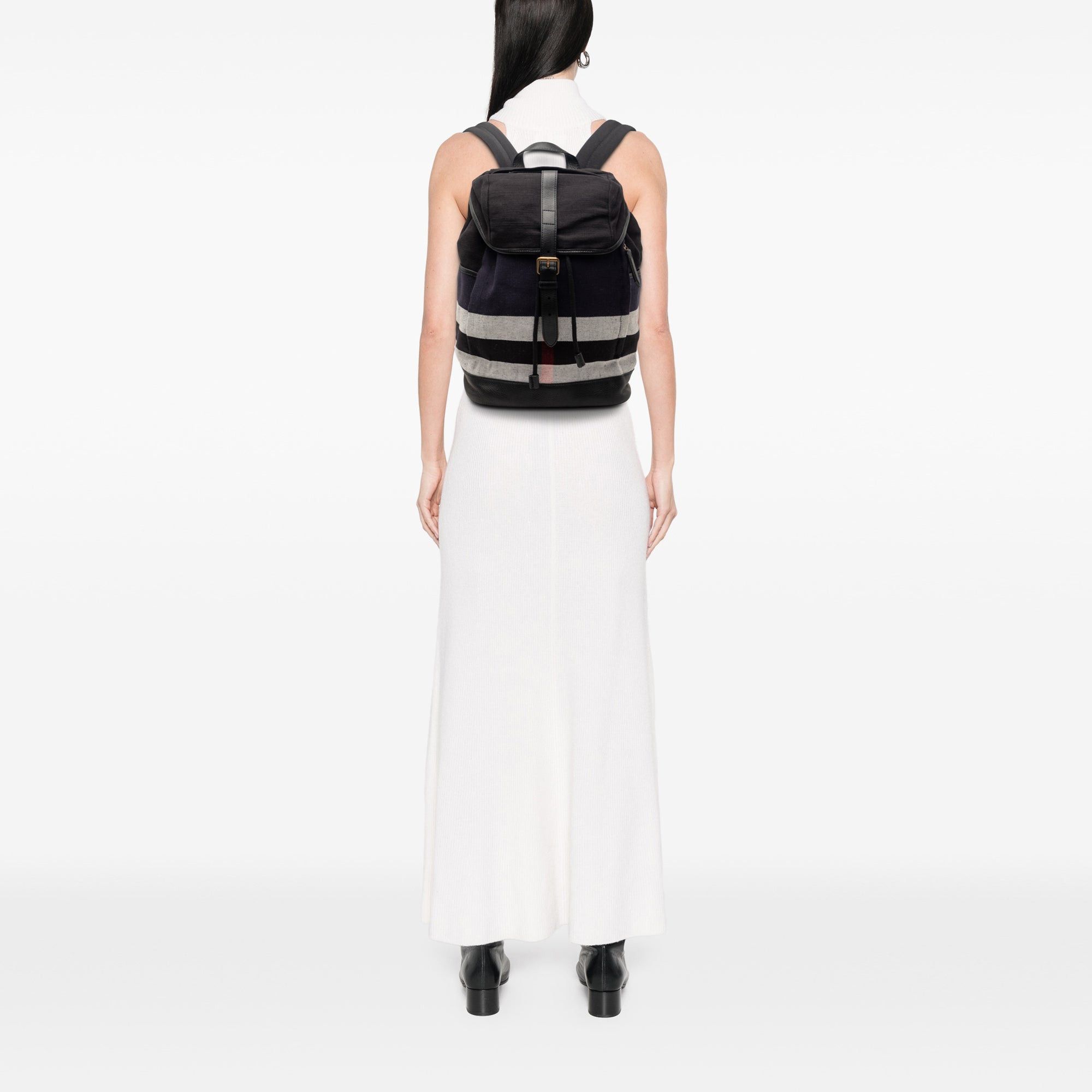 Burberry Mega Check Canvas Drifton Backpack Size ONE SIZE - 7 Thumbnail