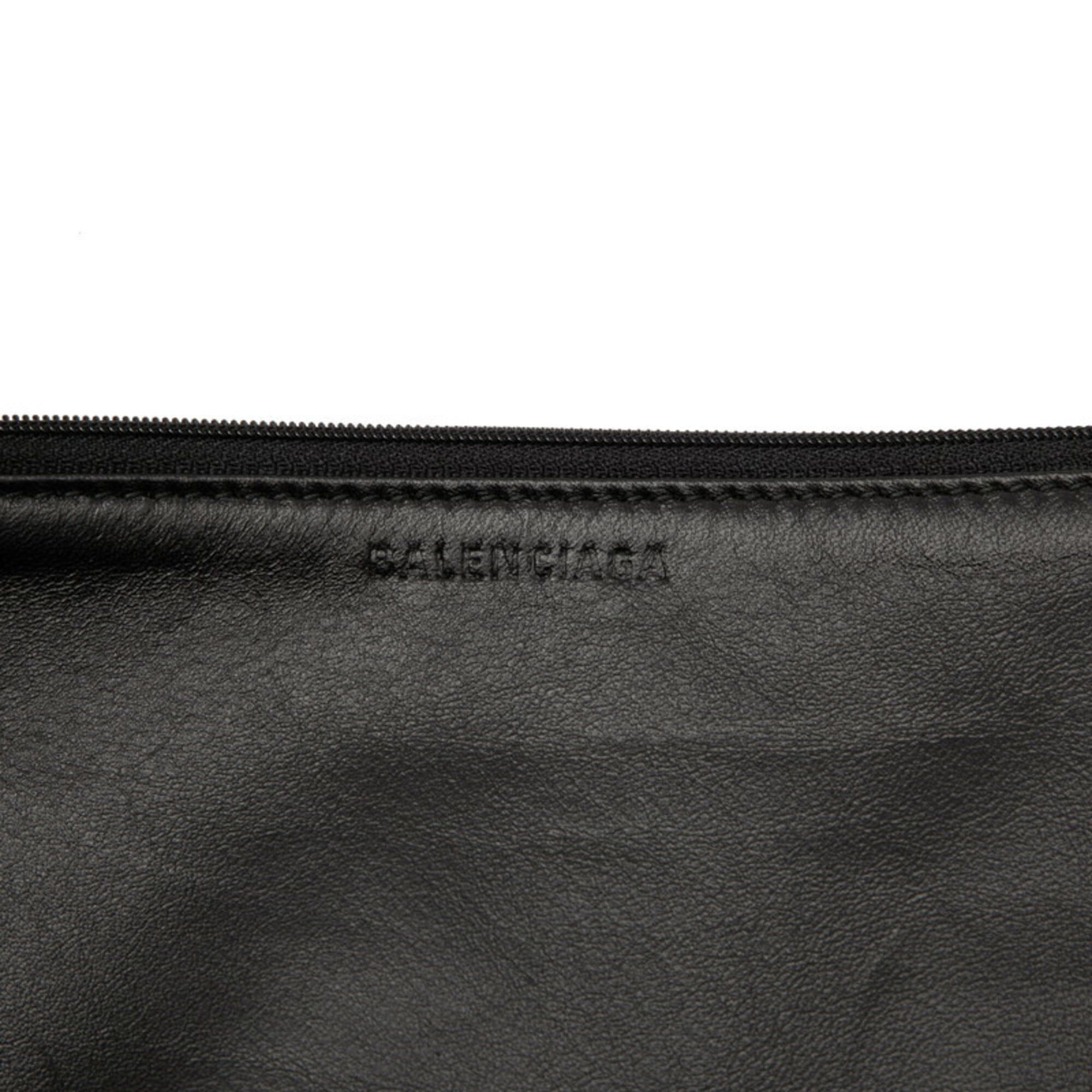 Balenciaga Balenciaga Logo Handbag Clutch Bag Black Multicolor Women's BALENCIAGA Size ONE SIZE - 5 Thumbnail