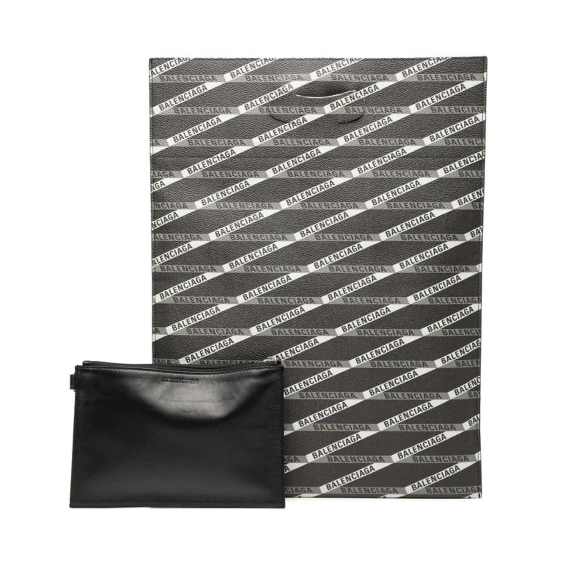 Balenciaga Balenciaga Logo Handbag Clutch Bag Black Multicolor Women's BALENCIAGA Size ONE SIZE - 6 Thumbnail