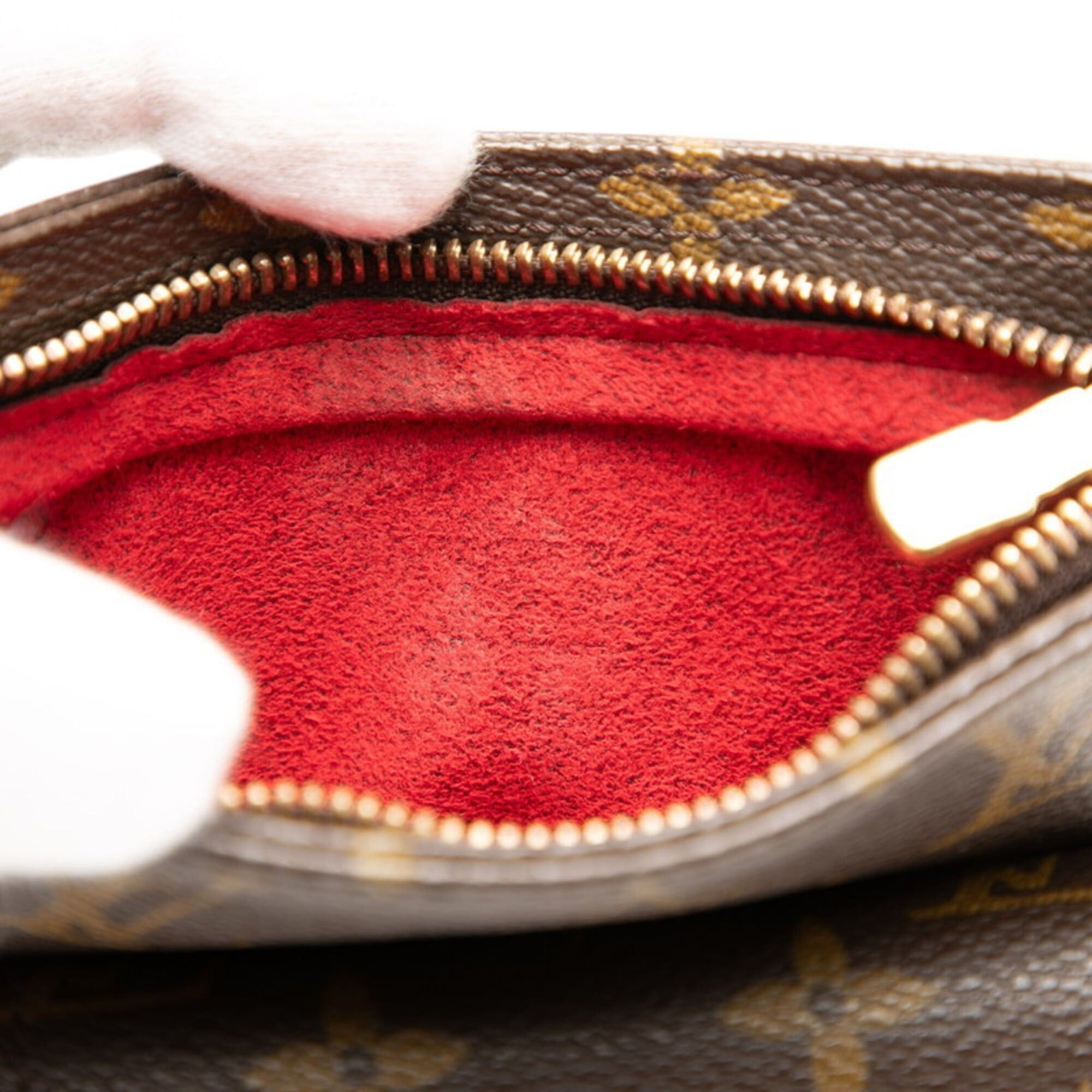 Louis Vuitton Louis Vuitton Monogram Partition Handbag Pouch Mini Bag M51901 Brown Leather Women's LOUIS VUITTON Size ONE SIZE - 5 Thumbnail