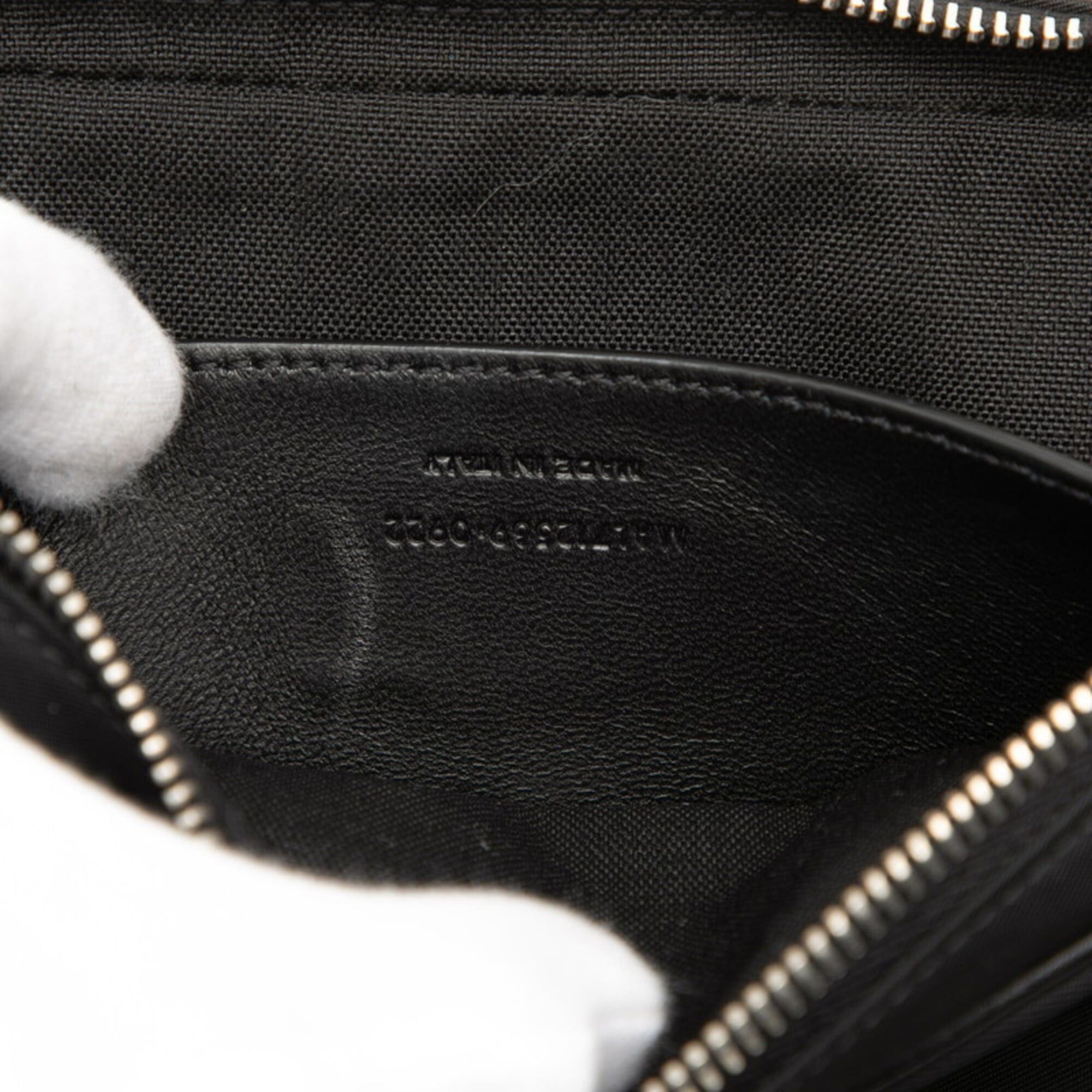 Saint Laurent Paris Saint Laurent Logo Shoulder Bag 712569 Black Nylon Patent Leather Women's SAINT LAURENT Size ONE SIZE - 6 Thumbnail
