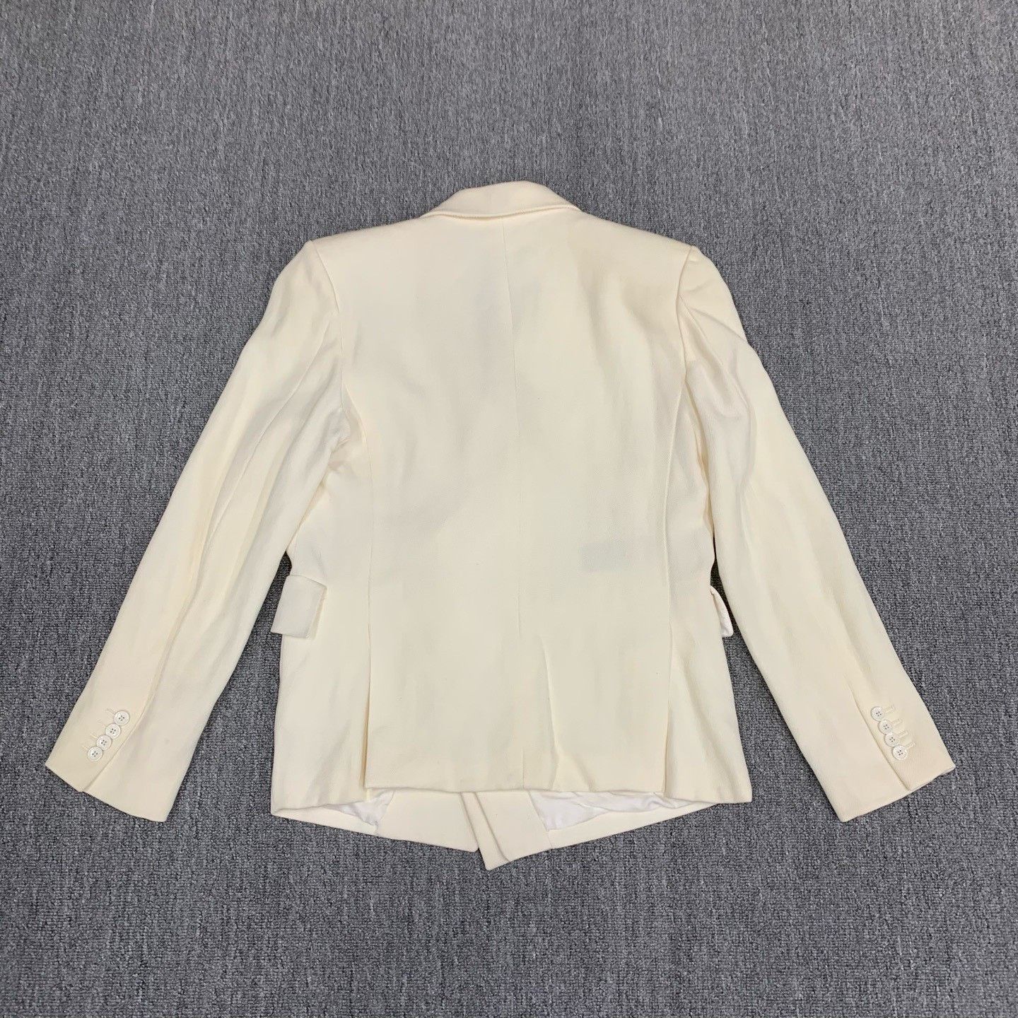 Louis Vuitton Louis Vuitton Beige Wool Silk Peace Dove Blazer Size US S / EU 44-46 / 1 - 2 Thumbnail