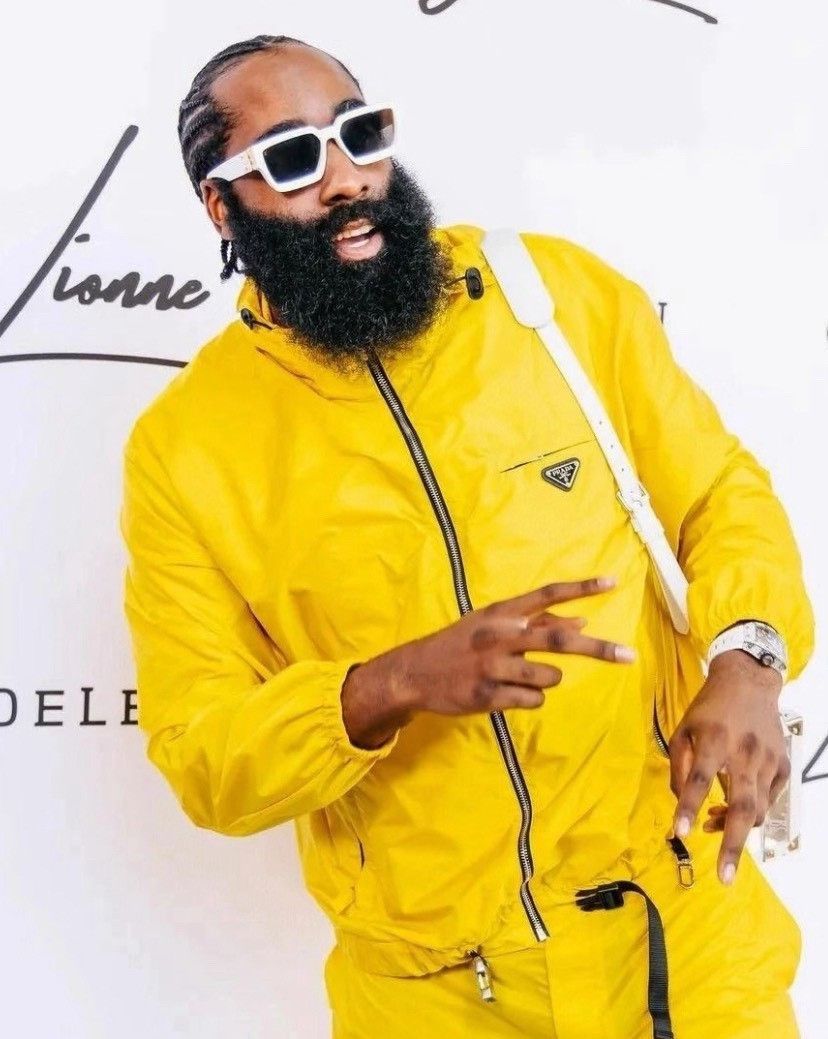 Prada Prada Yellow Triangle Logo Nylon Jacket Size US XL / EU 56 / 4 - 4 Thumbnail