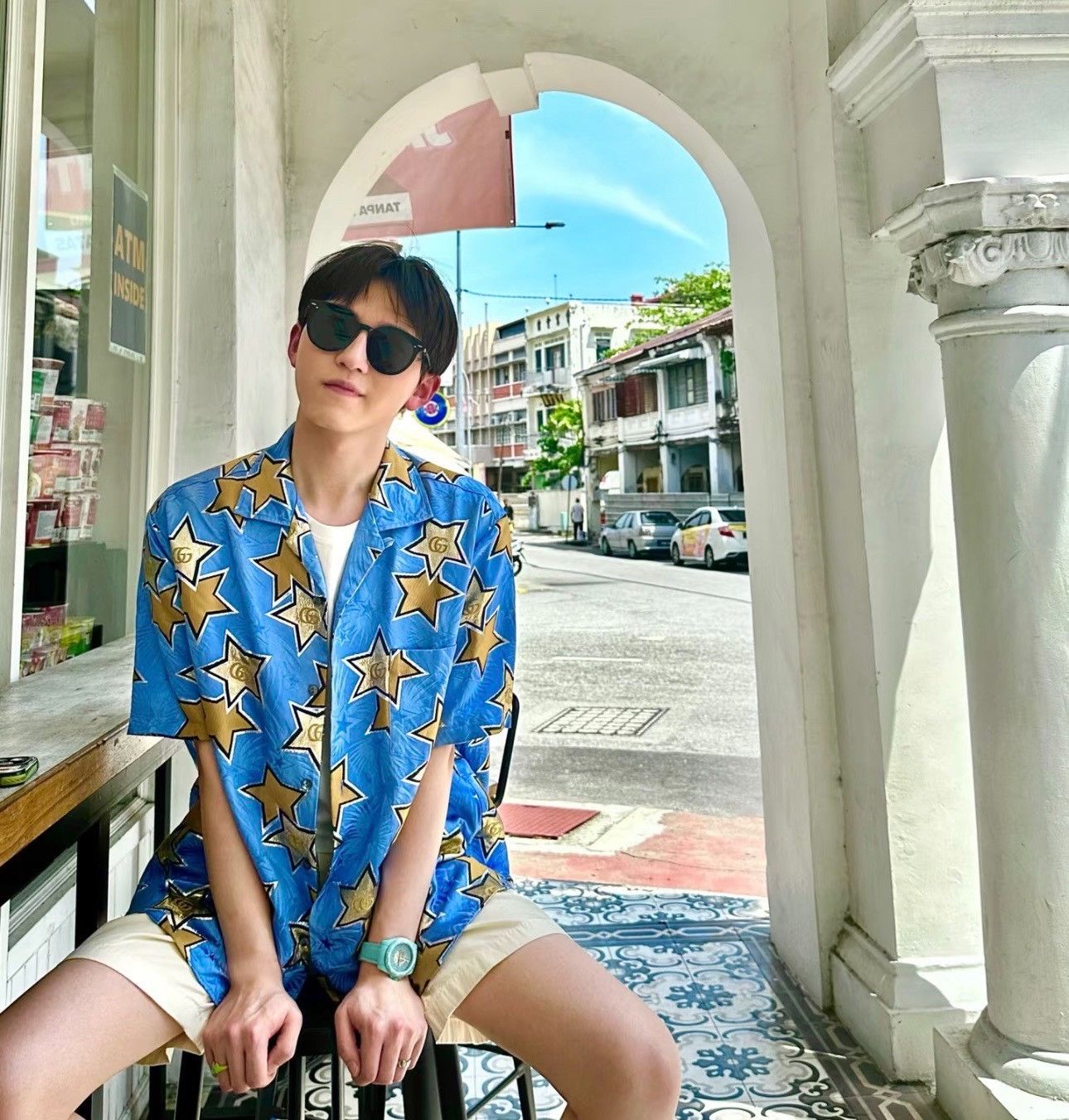 Gucci Gucci Blue Star GG Print Shirt Jacket Size US S / EU 44-46 / 1 - 6 Thumbnail