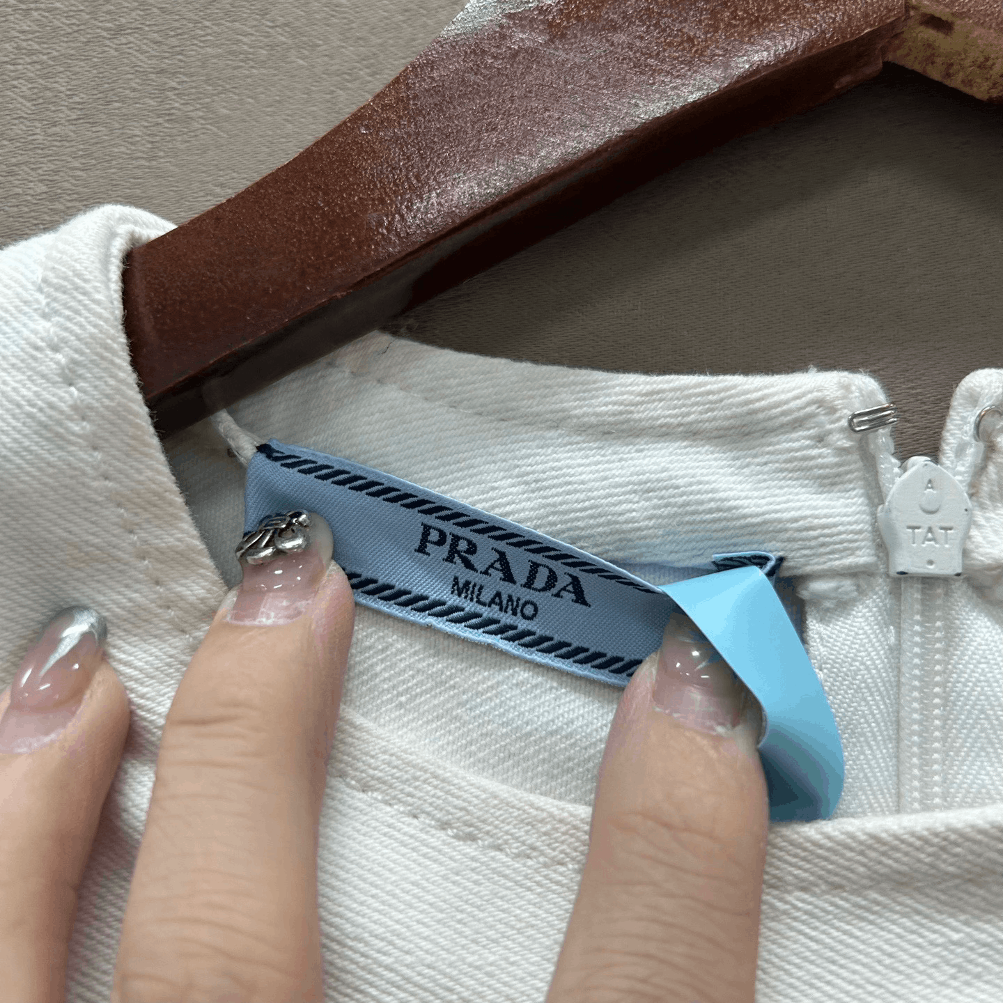 Prada Prada New Denim Top Size 40 Size S / US 4 / IT 40 - 3 Thumbnail
