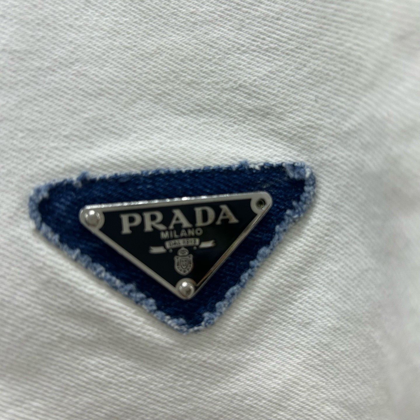 Prada Prada New Denim Top Size 40 Size S / US 4 / IT 40 - 4 Thumbnail